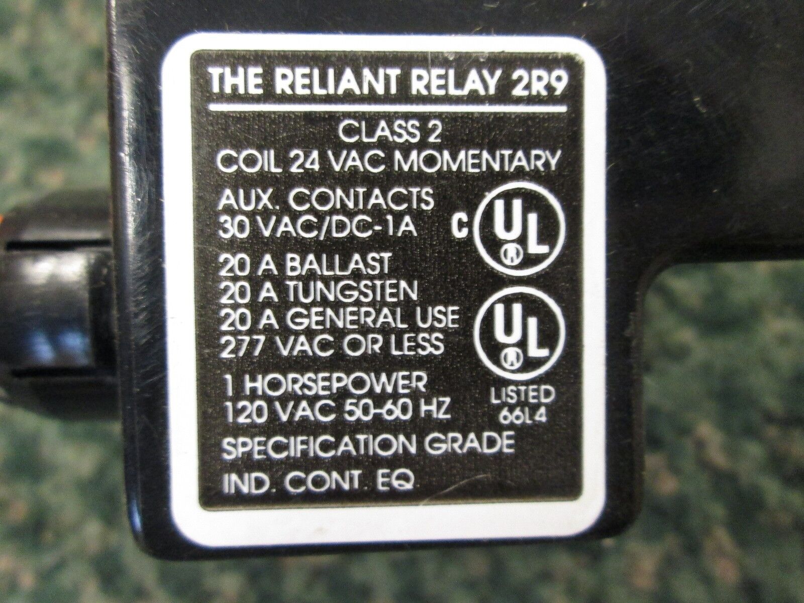 Reliant Relay Lighting Control Relay 2R9 24VAC *Lot of 5* Used