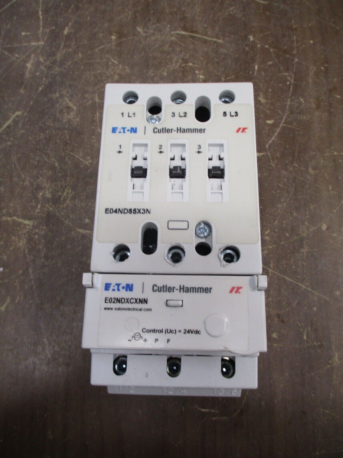 Eaton Contactor E04ND85X3N 24VDC Coil 85A 600V Used
