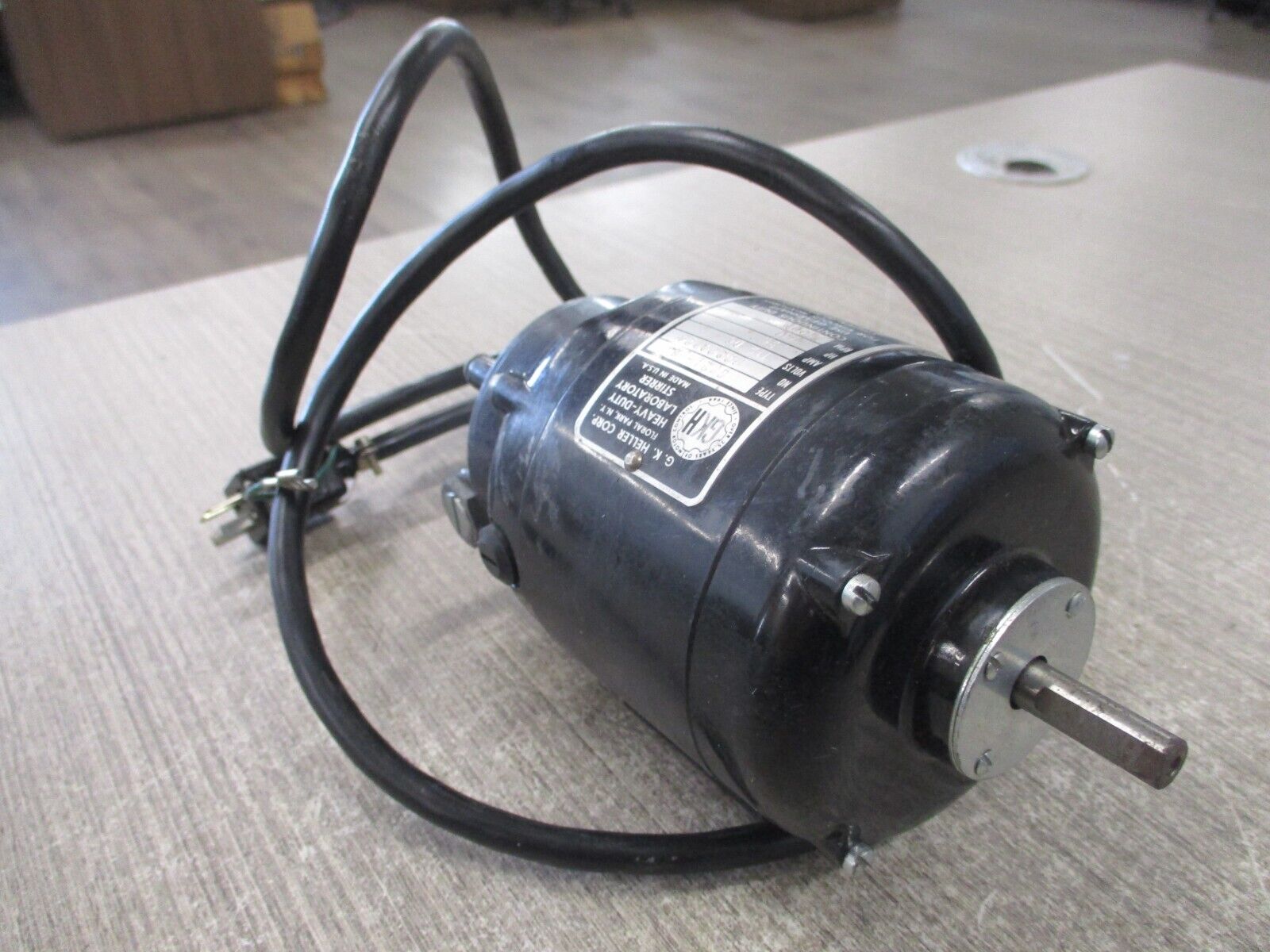 G.K. Heller Heavy-Duty Laboratory Stirrer GT21-I8 1/40HP 6000RPM 115VDC Used