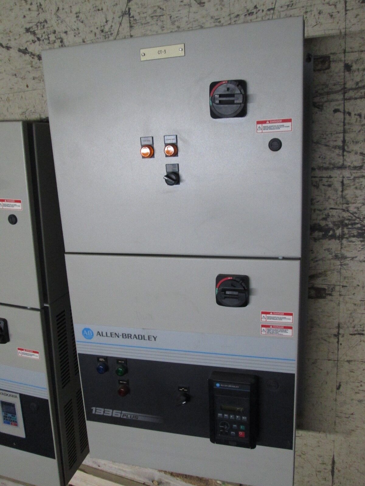 Allen-Bradley 1336 Plus AC Drive w/ Bypass 1336S-B015-AN-EN-L6 15HP 3Ph Used