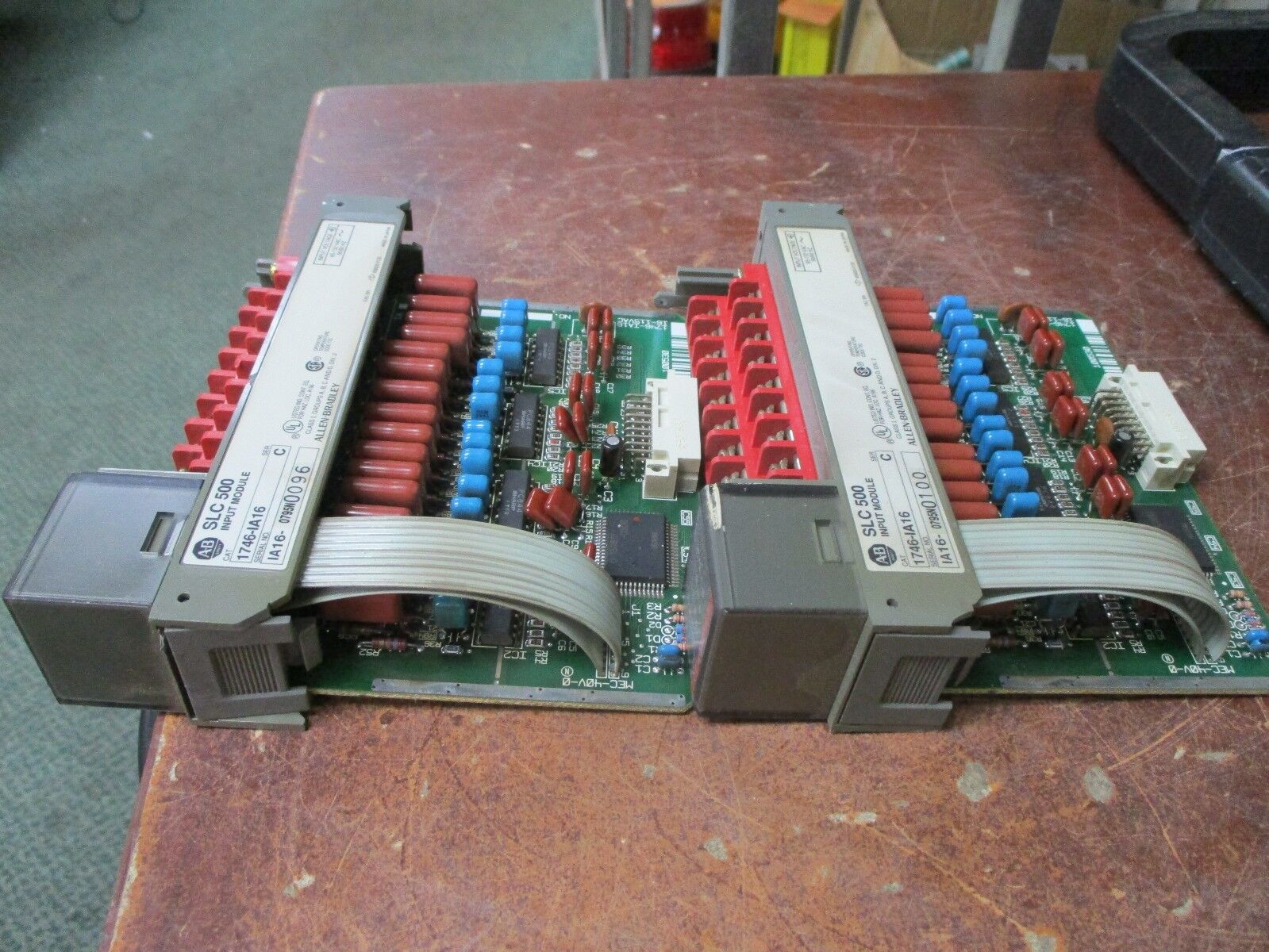 Allen-Bradley SLC500 Input Module 1746-IA16 Ser.C Input: 85-132VAC 50/60Hz Used