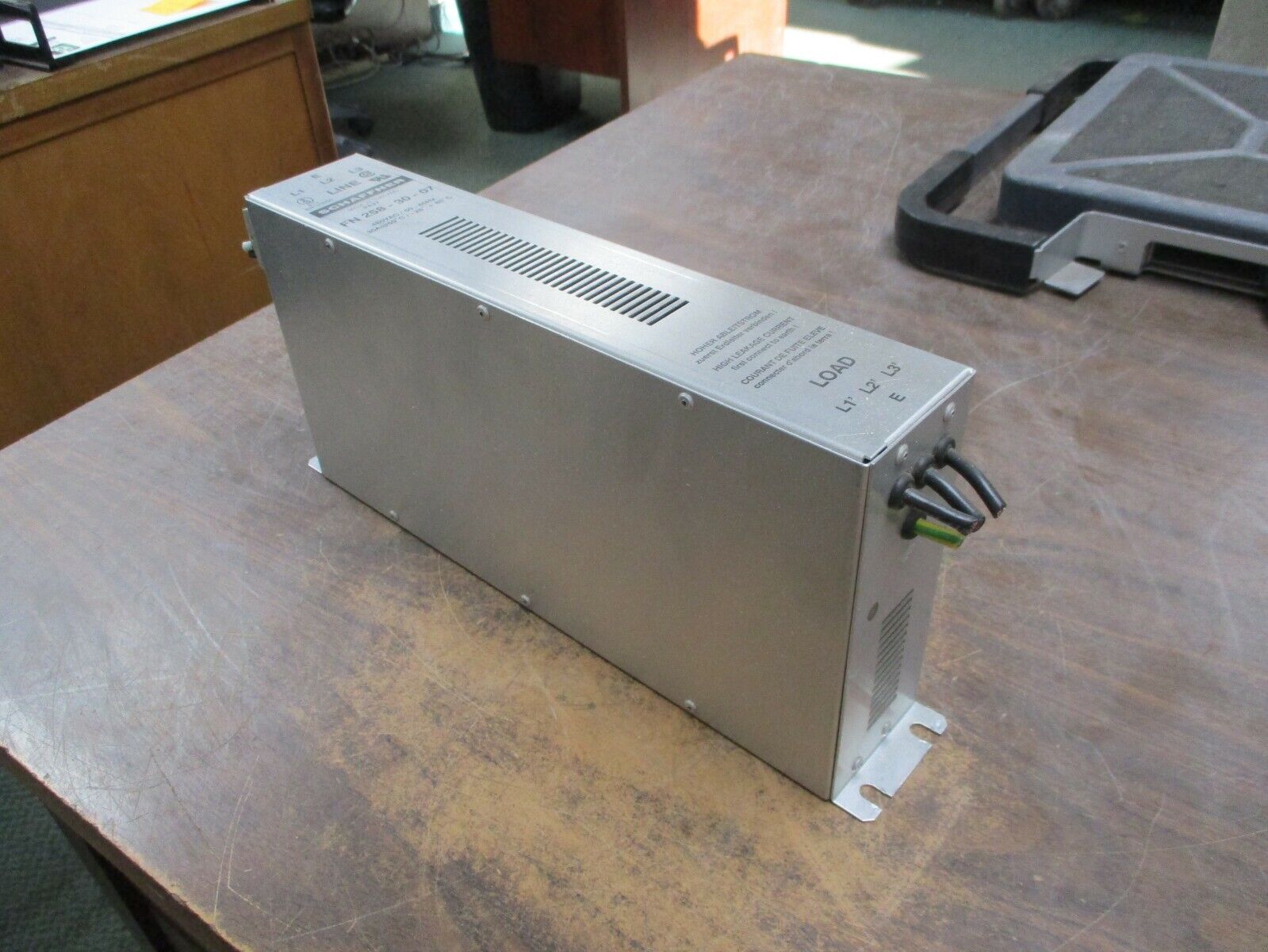 Schaffner Power Line Filter FN 258-30-07 480VAC 50-60Hz 30A Used