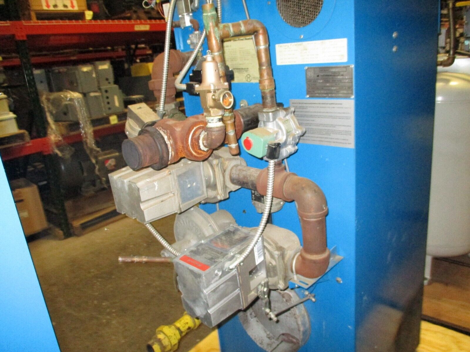 P-K Thermific Boiler N-1900-2 1,900,000 BTU Natural Gas 120V 1Ph 60Hz 12A Used