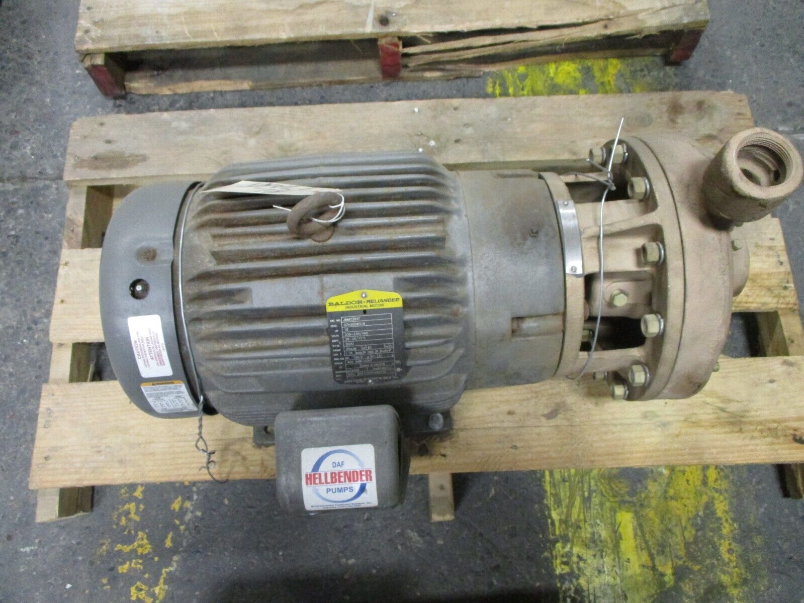 Environmental Treatment Systems Inc. Hellbender DAF Pump HB60 60GPM 15HP 3500RPM