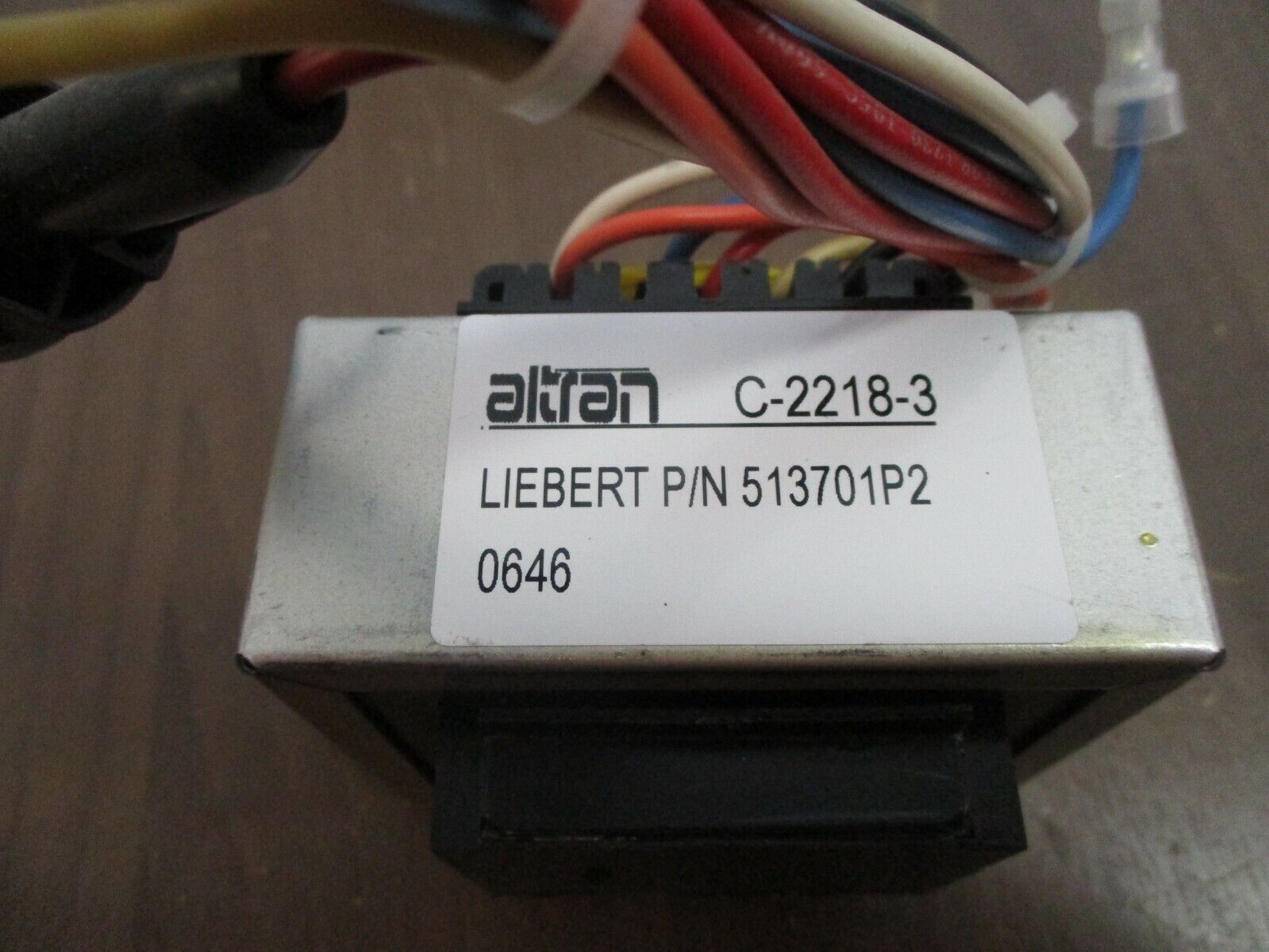 Altran Isolation Transformer C-2218-3 Liebert Part #: 513701P2 Used