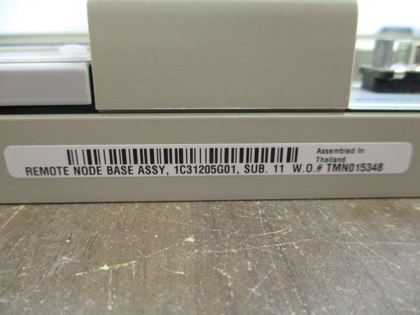Emerson Ovation Remote Node Base Assembly 1C31205G01 Sub. 11 Used