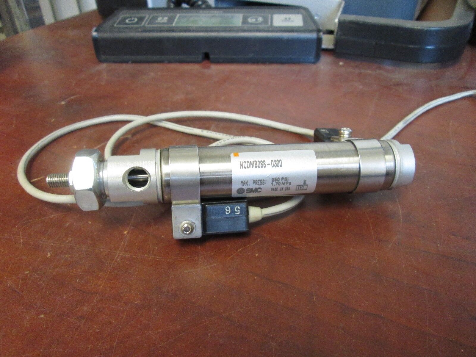 SMC Air Cylinder NCDMB088-0300 250PSI Max Pressure 1.70 MPA Used