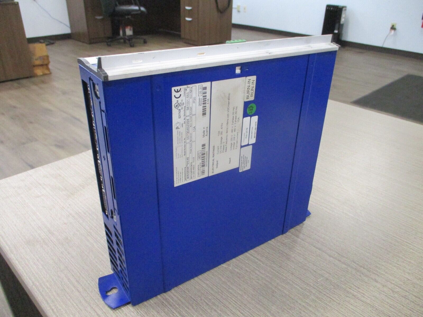 Kollmorgen Servostar 610-AS Servo Drive S61001-NA-V576 7KVA Input; Output; Used