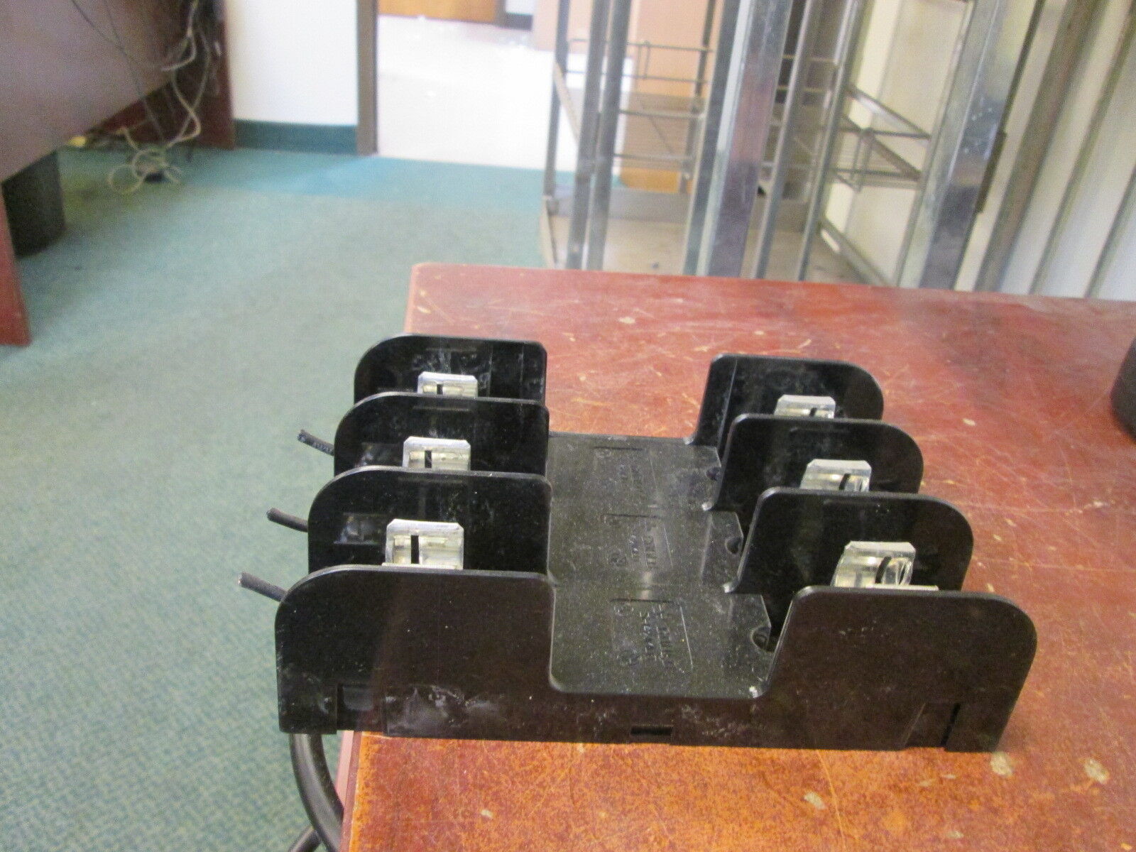 Gould Shawmut Fuse Block 60328R 30A 600V 3P Used