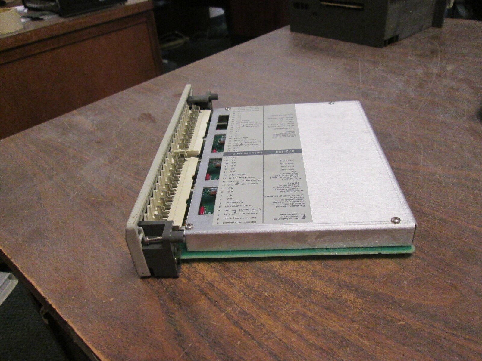 Modicon Analog Output Module AS-B872-100 Rev. J 4-20mA 4ch Used