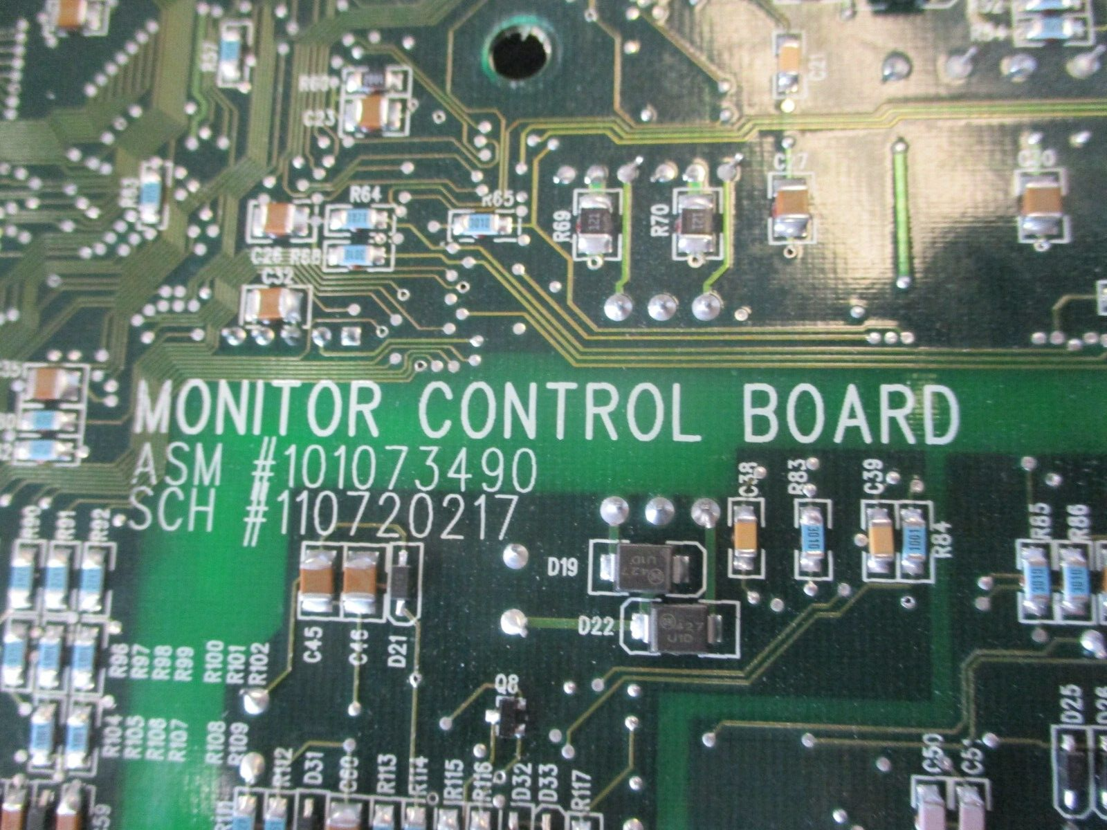 Eaton Monitor Board 101073490-100 Rev. B02 Used.