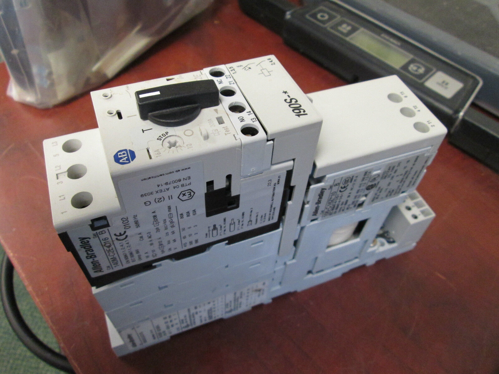 Allen-Bradley MCS Compact Starter 190S-CNDJ2-CC16C 24VDC Coil 10-16A Trip Used