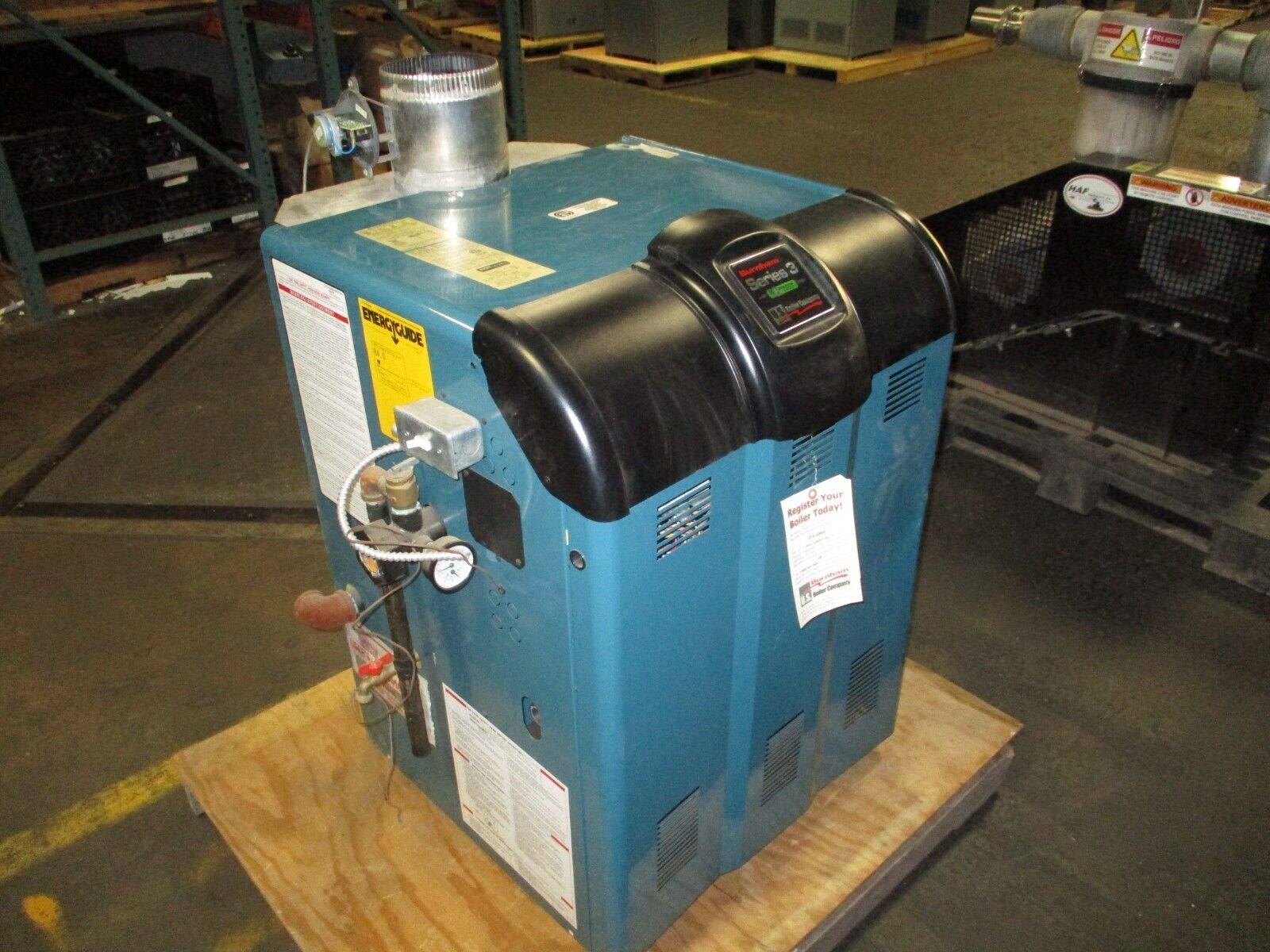 US Boiler Company Burnham Series 3 Boiler 308BNI-A Natural Gas Input: 245MBH