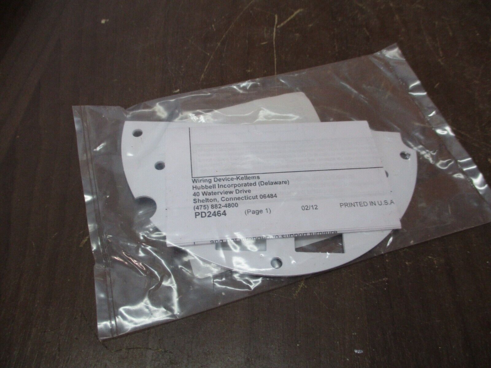 Hubbell Left Front Plate S1R6SPE 1x Styleline 2x Keystone *Lot of 2*