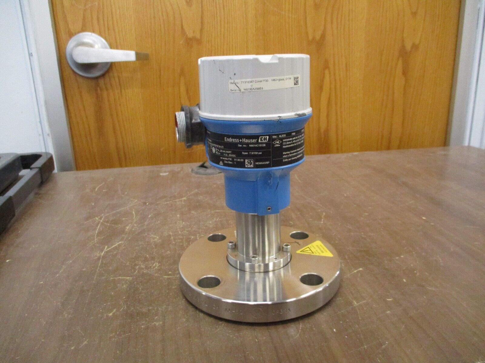 Endress + Hauser Cerabar M Pressure Transmitter PMC51-26598/0 Rev. 1 Used