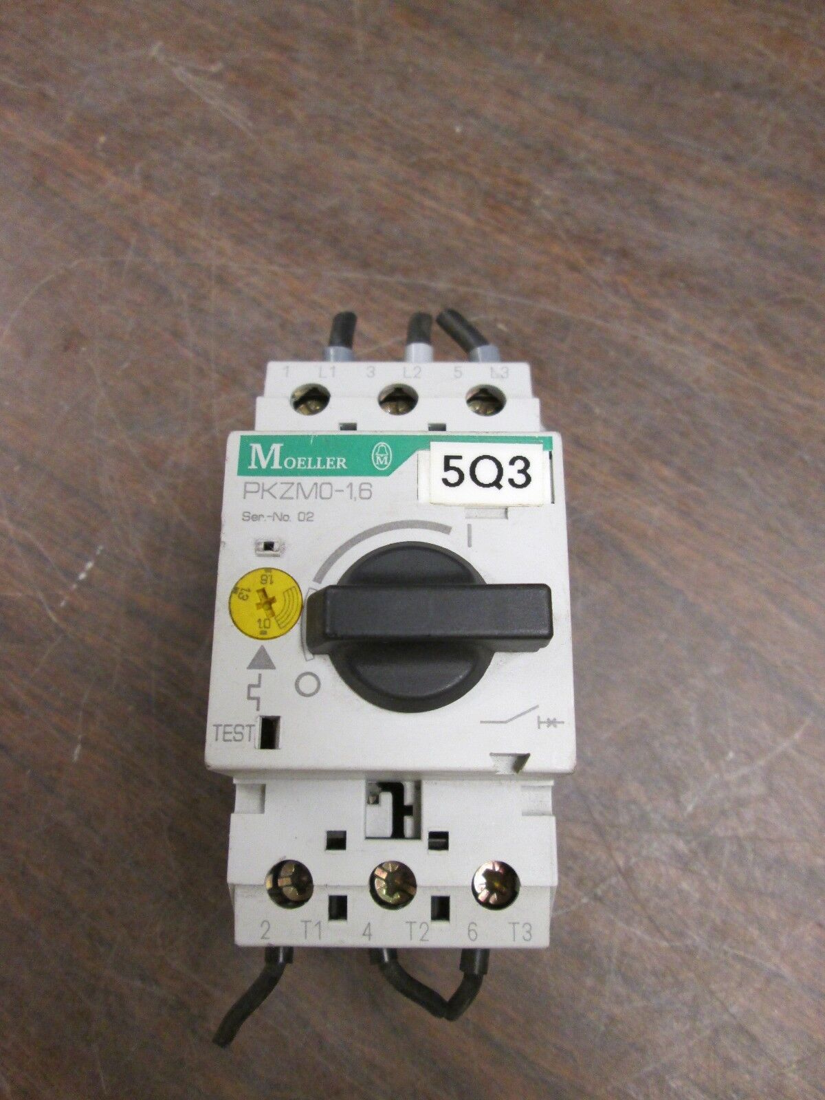 Moeller Manual Motor Protector PKZM0-1.6 600V Used