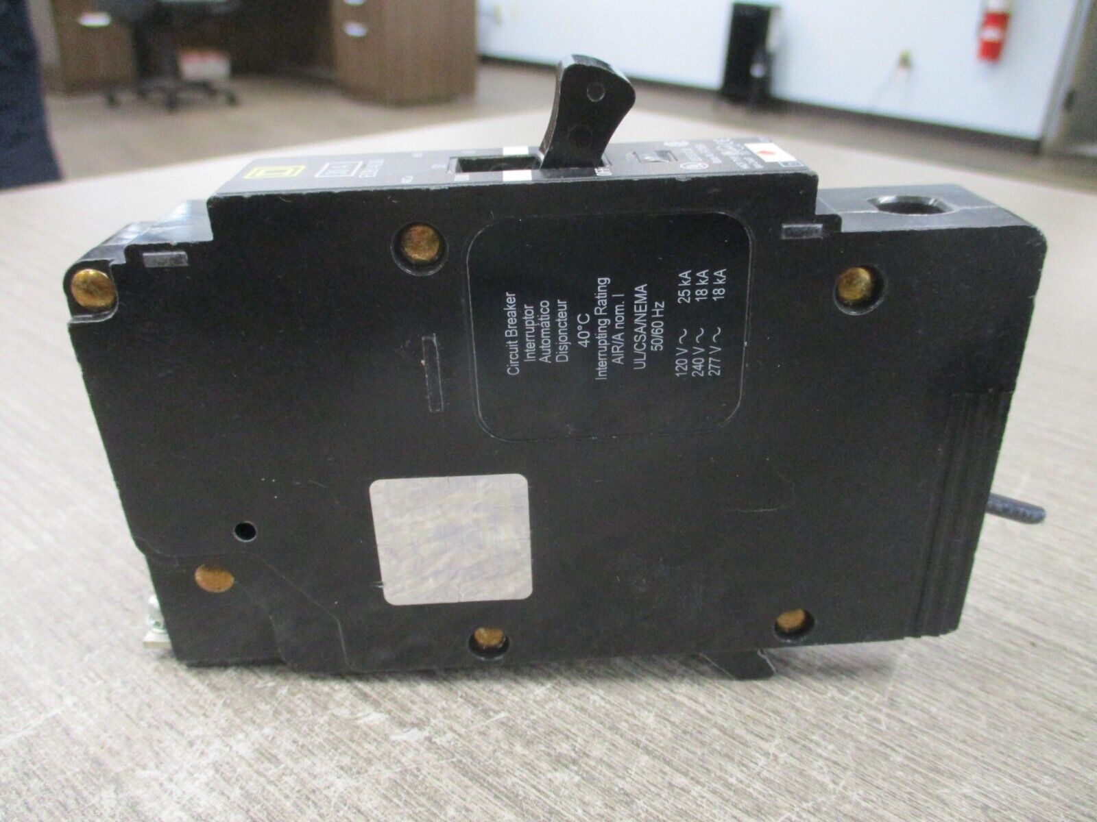 Square D Circuit Breaker EDB14030 30A 277V 1P Used