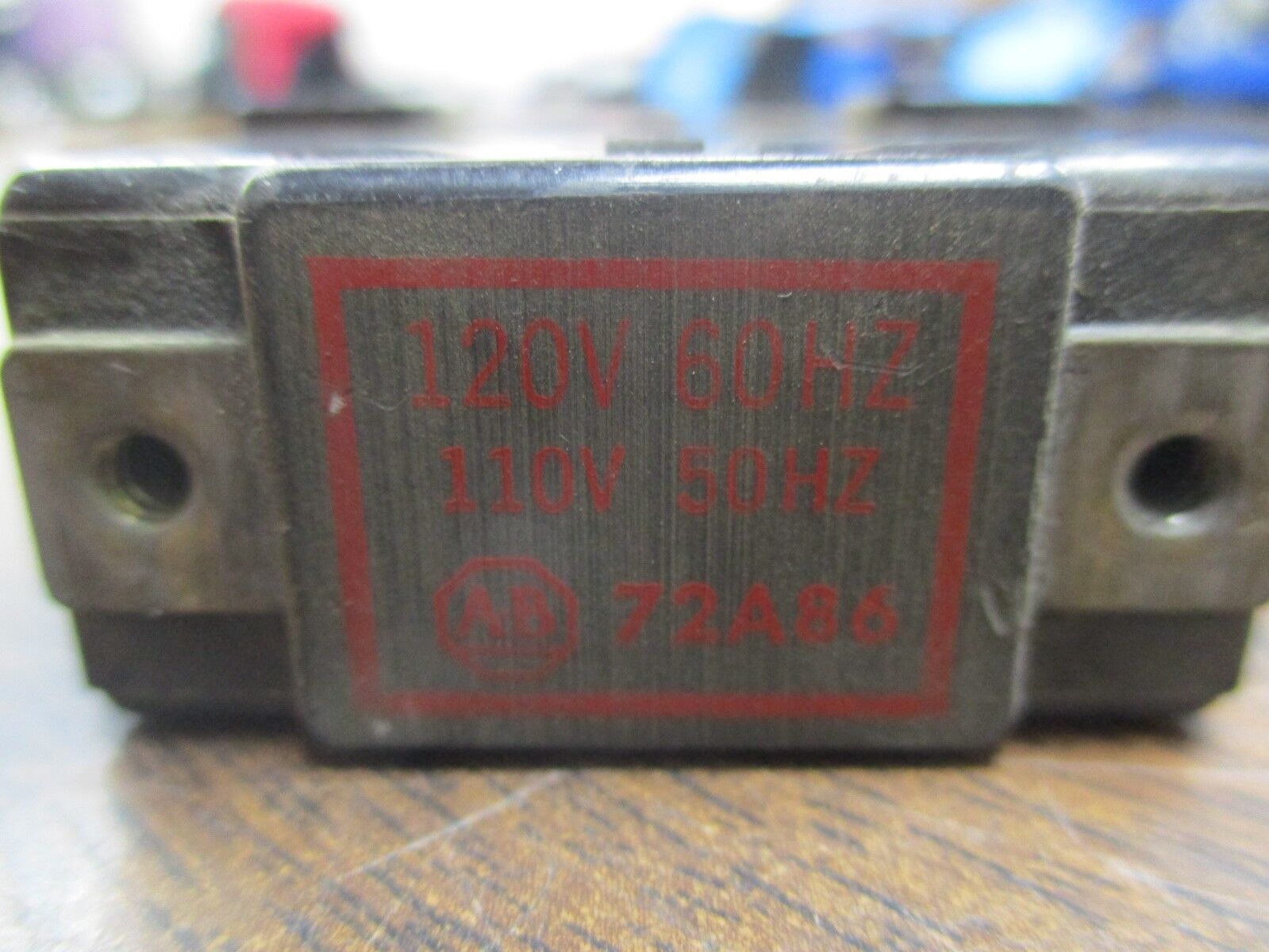 Allen-Bradley Magnetic Coil 72A86 120V@60Hz 110V@50Hz Used