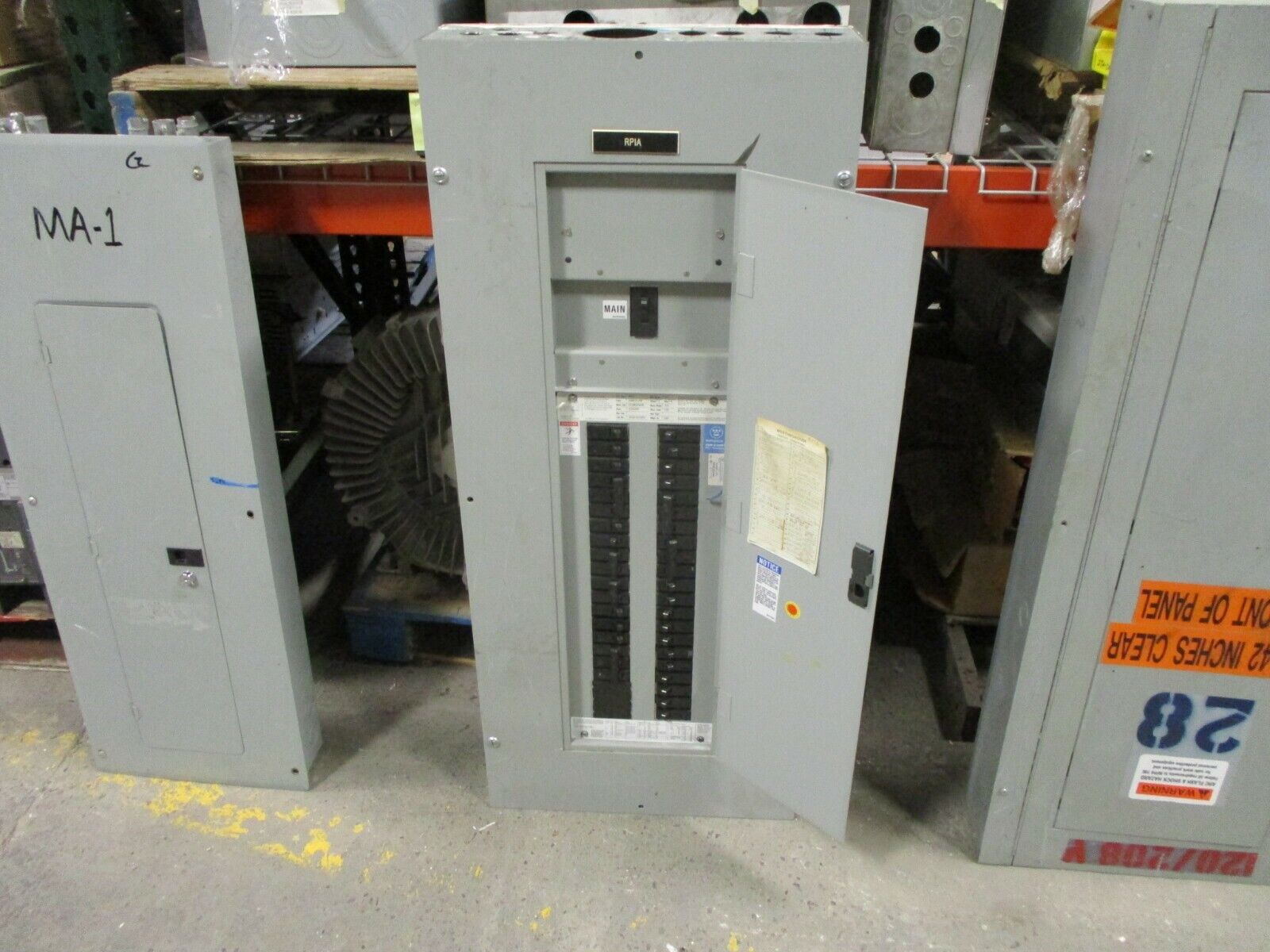 Westinghouse Main Breaker Circuit Breaker Panel 5158C03G04 225A Max 208Y/120 3Ph