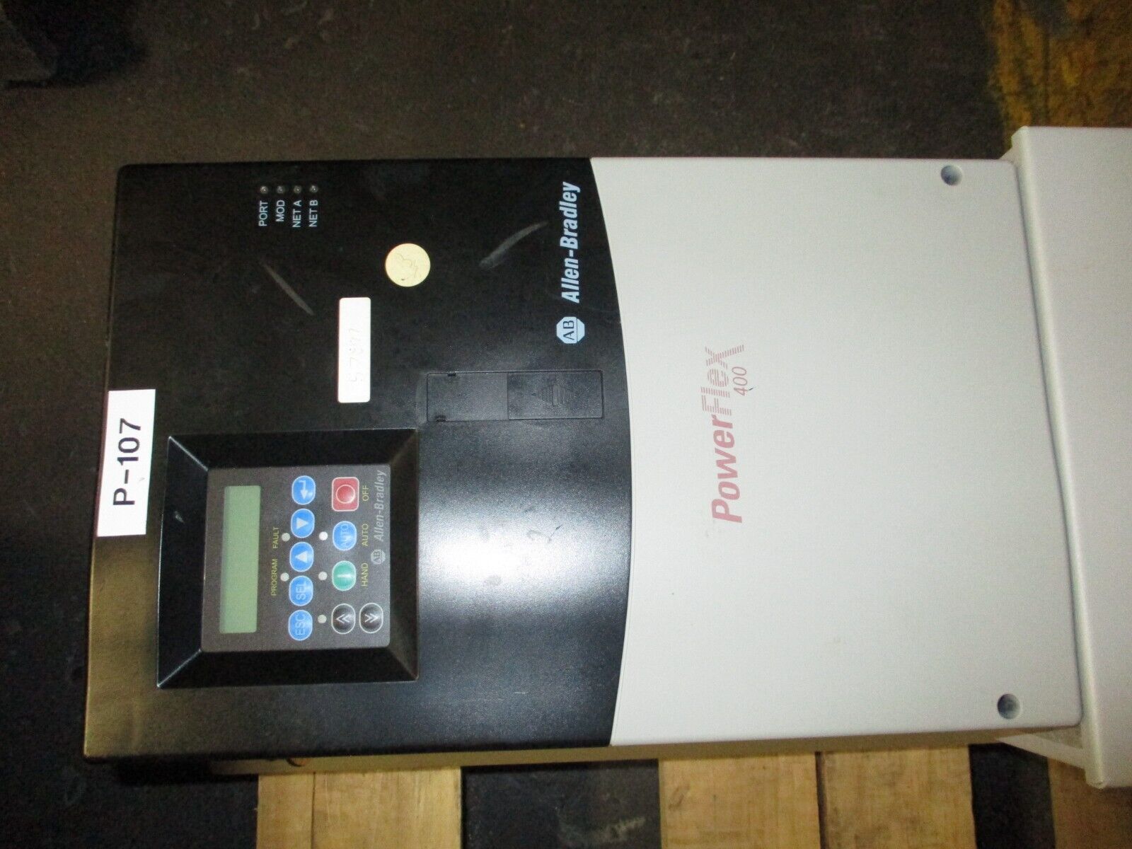 Allen-Bradley PowerFlex 400 AC Drive w/ Bypass 22C-D045A103 Ser. A 30HP 3Ph Used