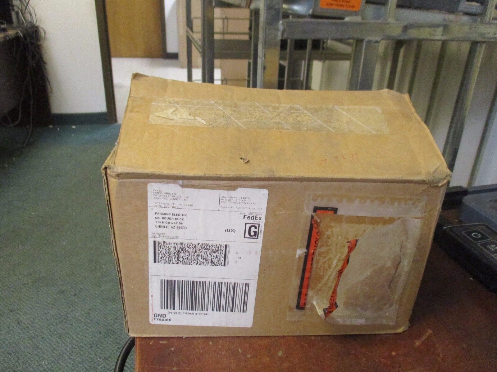 Cutler-Hammer Enclosed Starter ECX09E1AHA 5A 120V Coil Type 1 Enclosure New