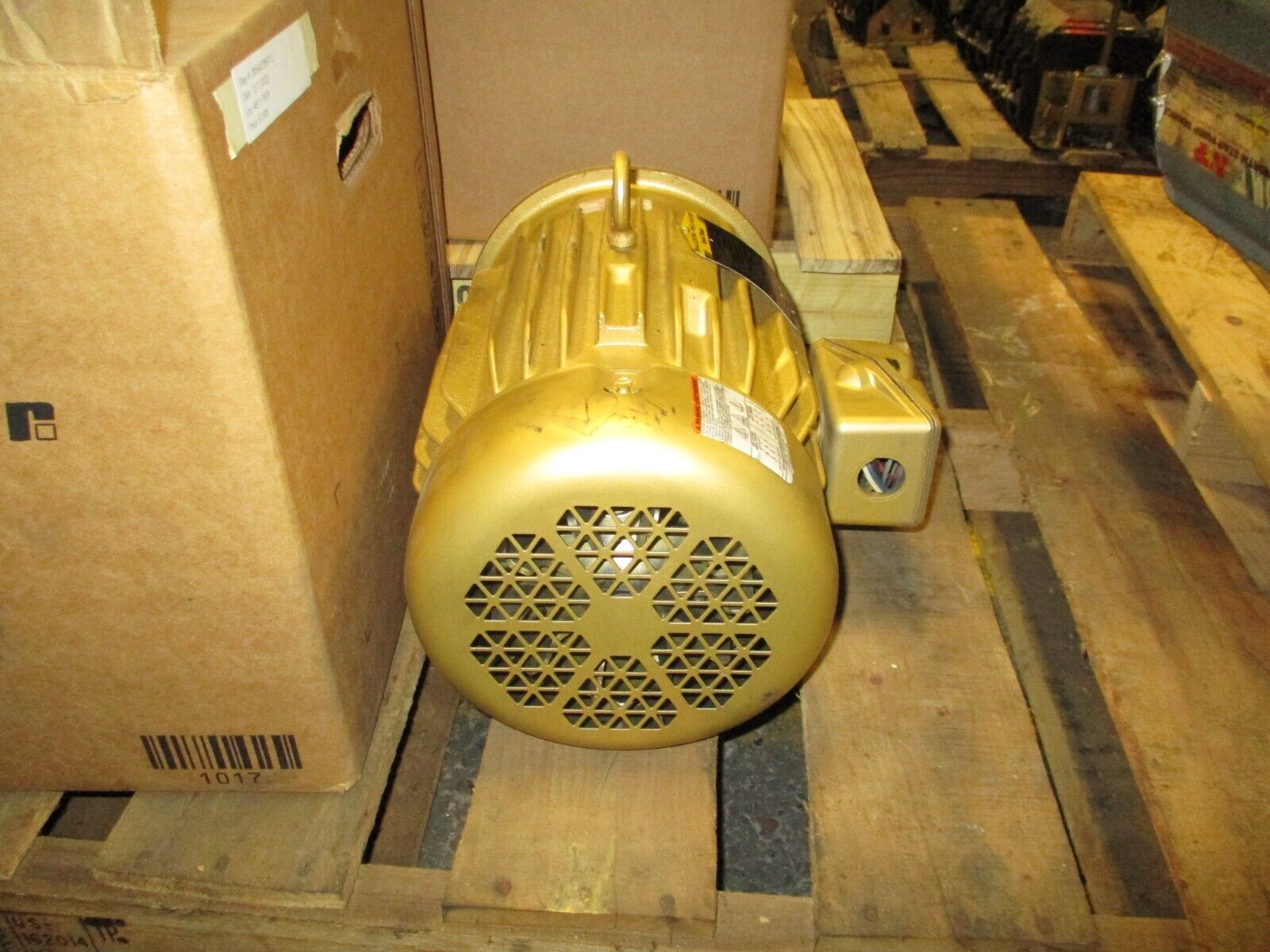 Baldor Motor CEM3665T 5HP 1800RPM 230/460V 13.2/6.6A 3Ph 60Hz Used