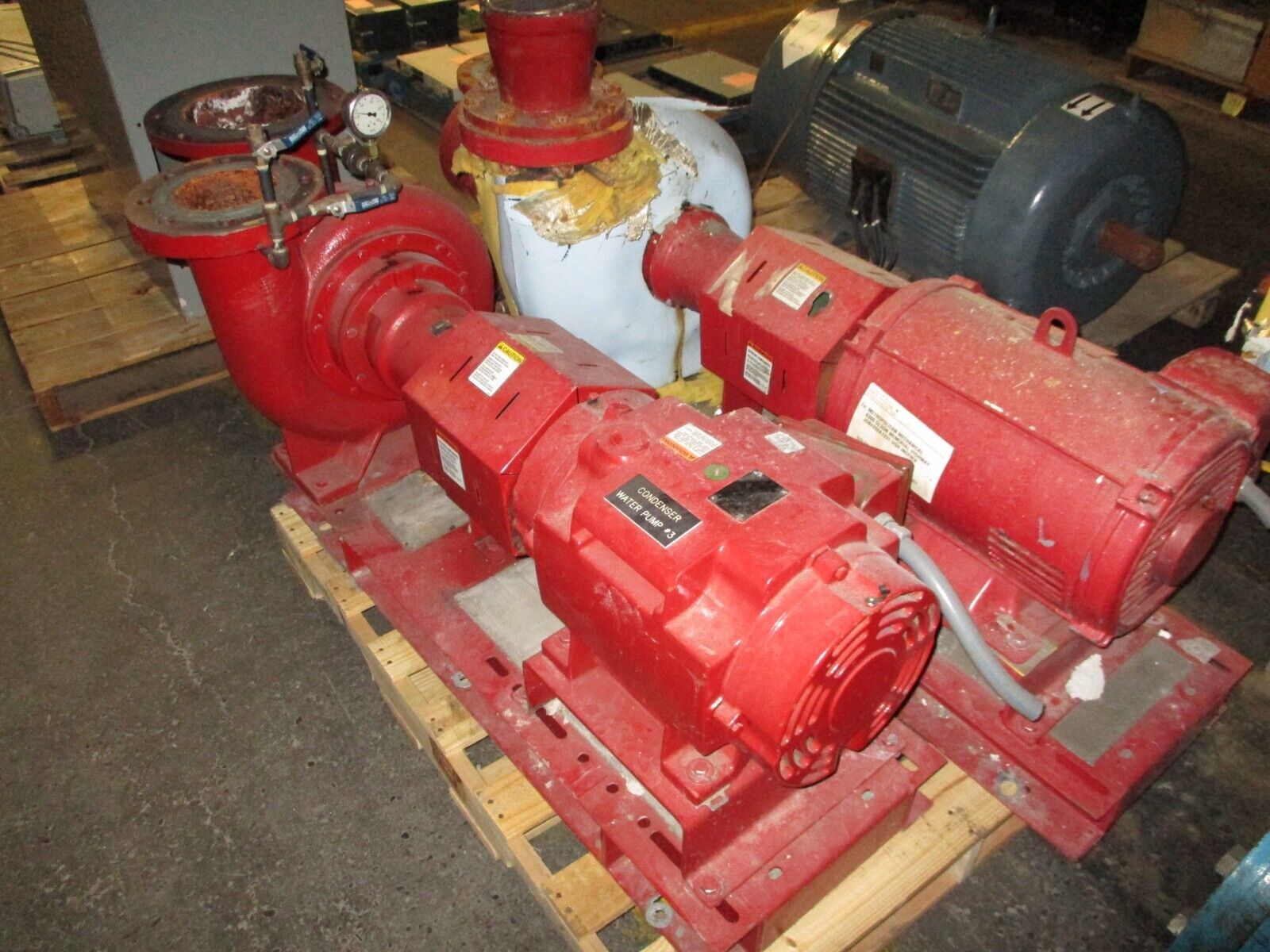 Bell & Gossett Pump 1510 BF 9 5BC 20HP 1800RPM 1140 GPM 50ft Head 175 PSI Used