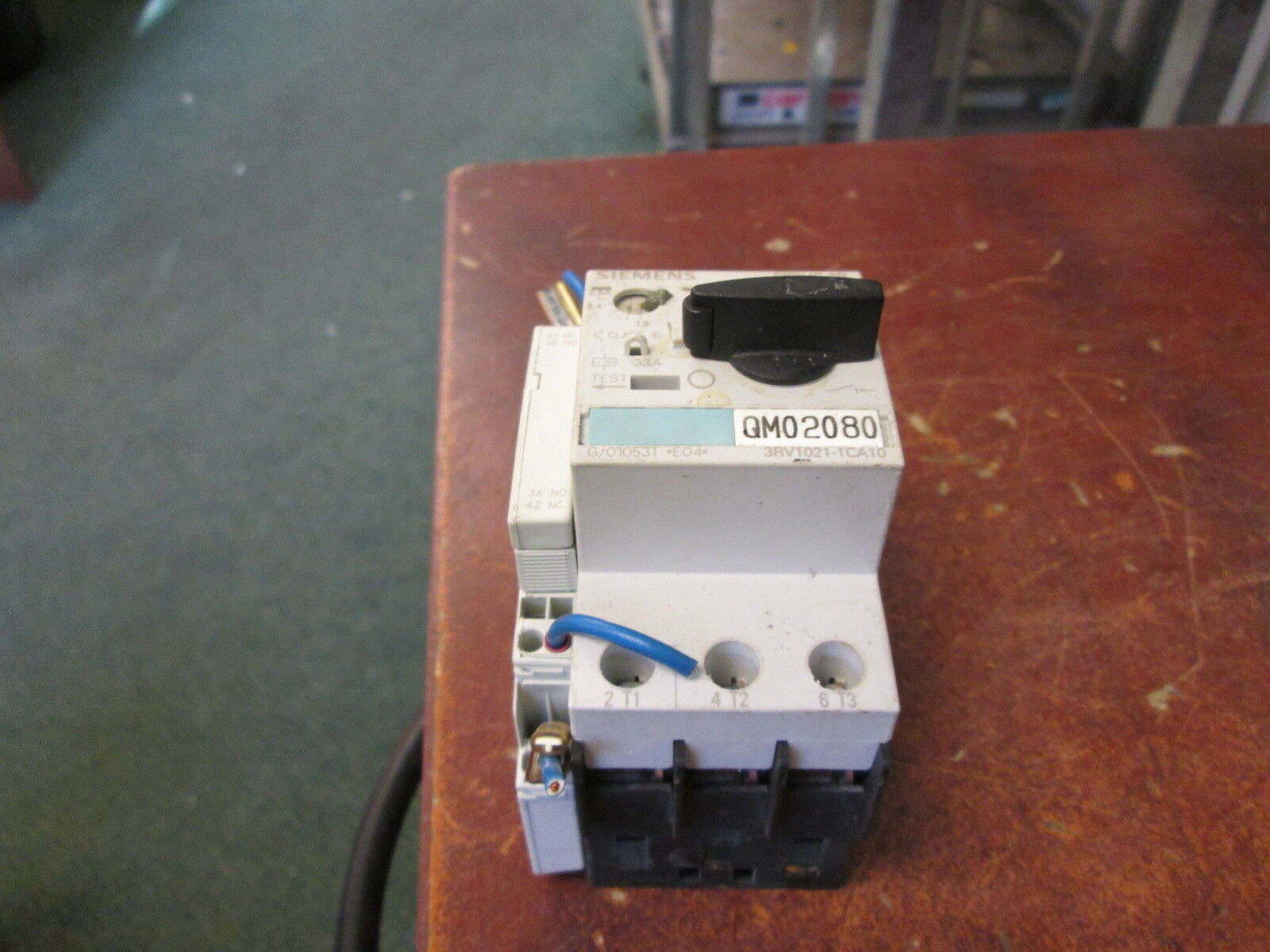 Siemens Sirius 3R Motor Protector 3RV1021-1CA10 Trip: 1.8-2.5A 600V Used