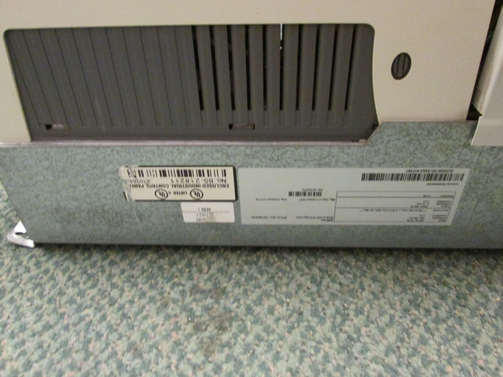 ABB ACH550 AC Drive with Bypass ACH550-VD-03A3-4+F267 1.5HP Used