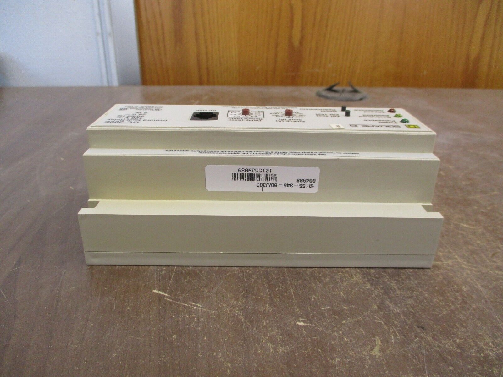 Square D Ground-Fault Relay GC-200E 120VAC 24VDC Used