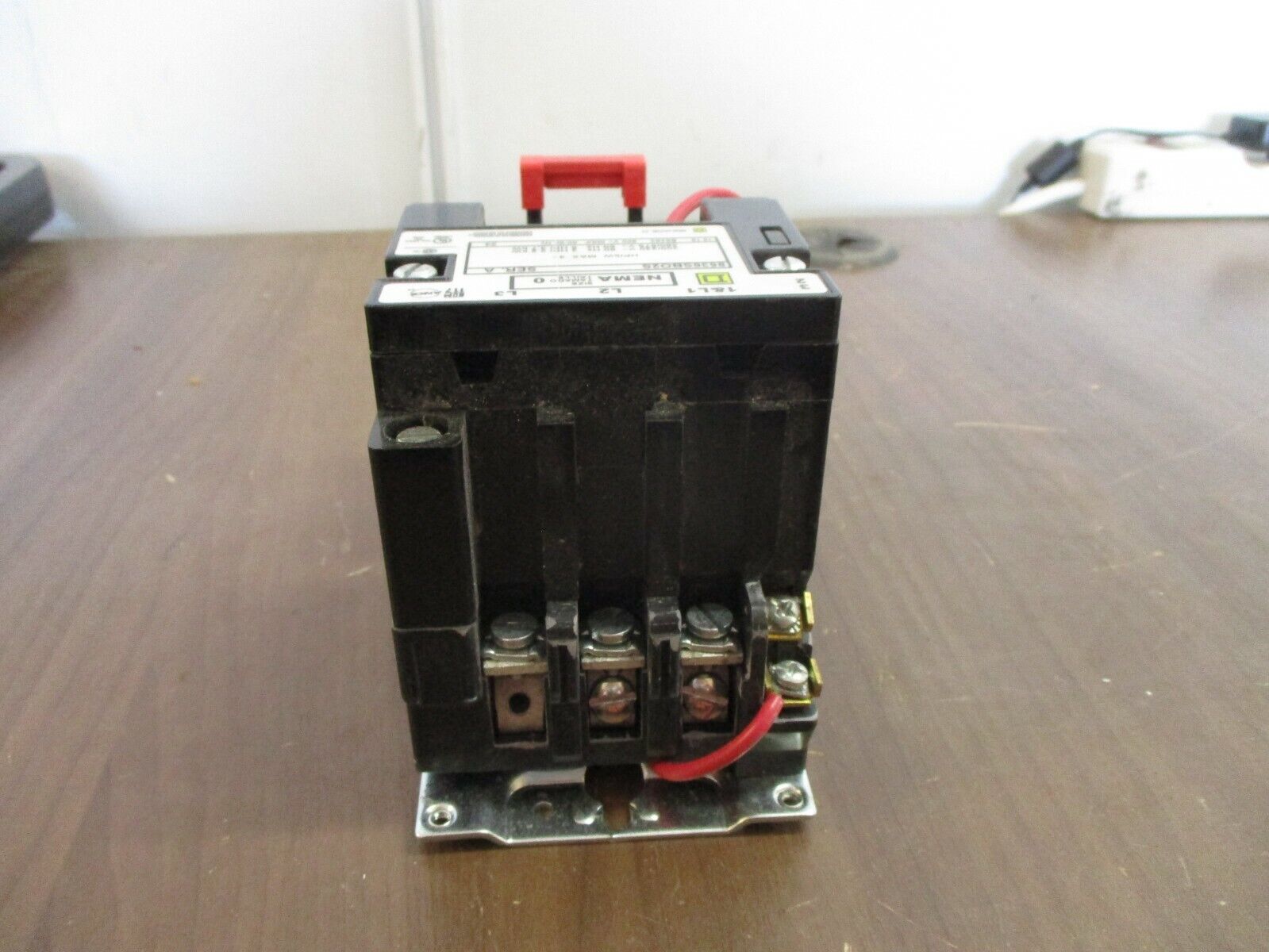 Square D Size 0 Starter 8536SBO2S Ser. A 120V Coil *Missing (1) Terminal Screw*