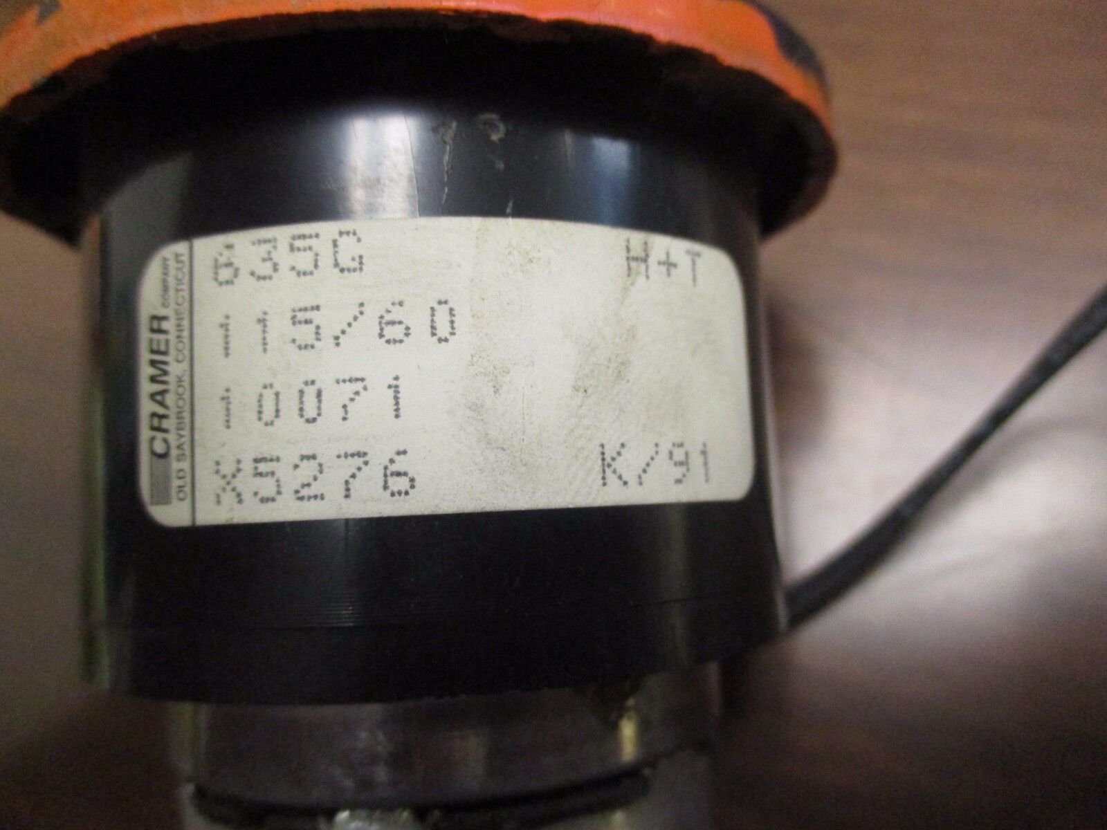 Cramer Hour Meter 113GH200-D-000BA-B55 115V 60Hz Used