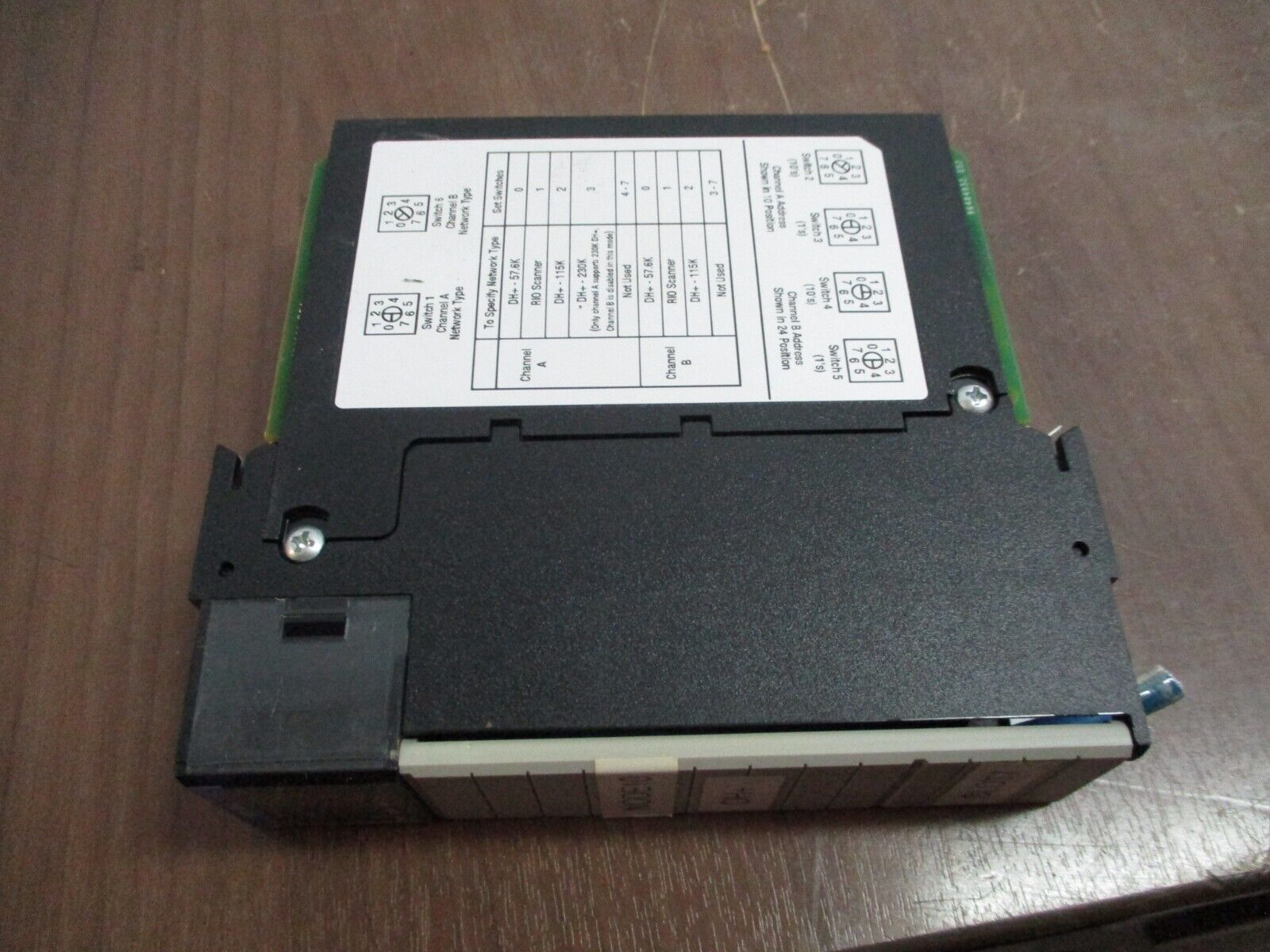 Allen-Bradley DH+/RIO Comm. Interface Module 1756-DHRIO Ser. D F/W. Rev. 6.2
