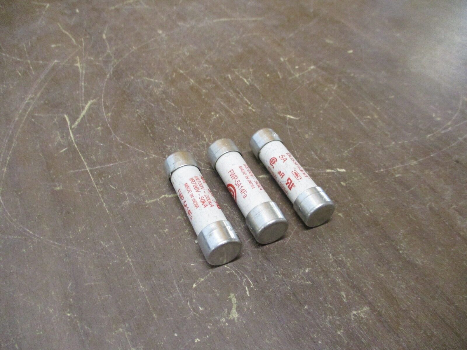 Bussmann Fuse FWP-5A14Fa 5A 700V *Lot of 3* Used