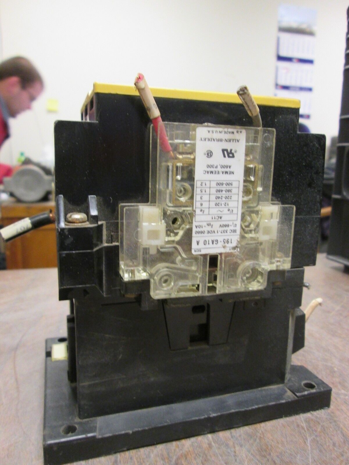 Allen-Bradley Contactor 100-A60N*3 120V Coil 60A 600V Used