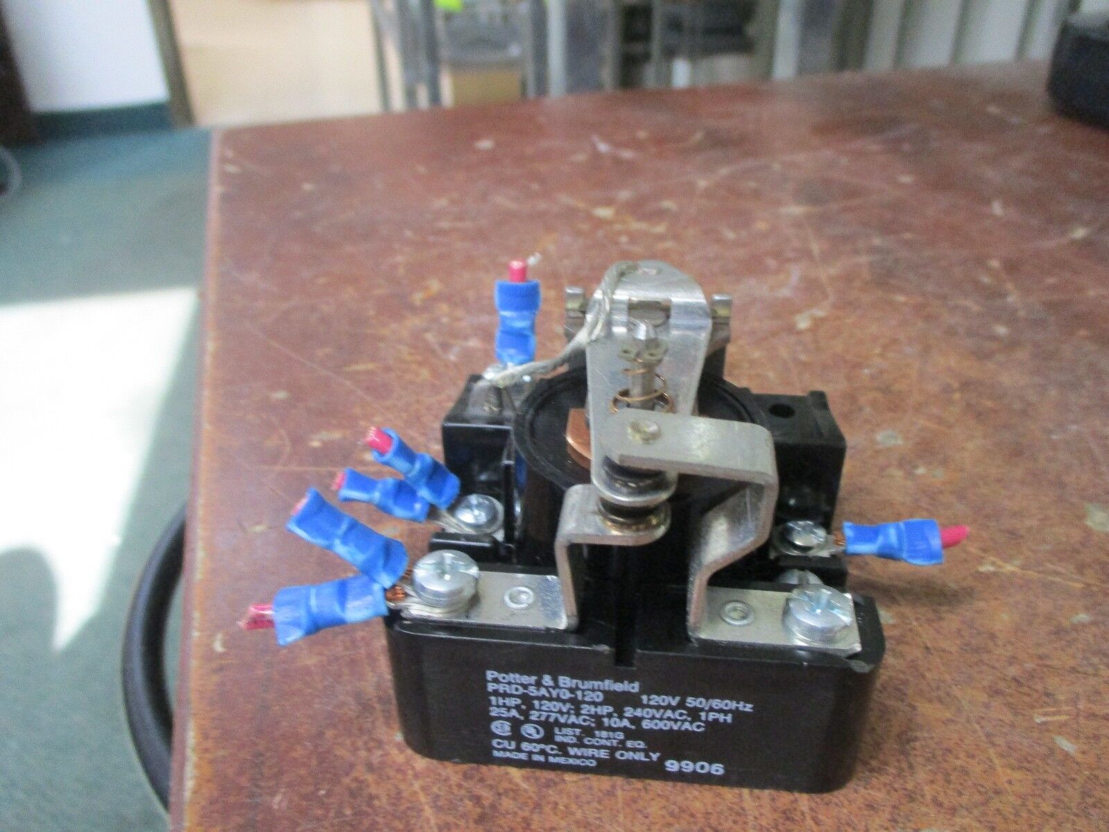 Potter & Brumfield Power Relay PRD-5AY0-120 120V 50/60Hz Used