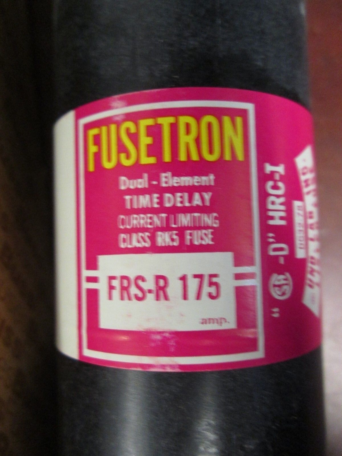 Buss Fusetron Fuse FRS-R 175 600V 175A New Surplus