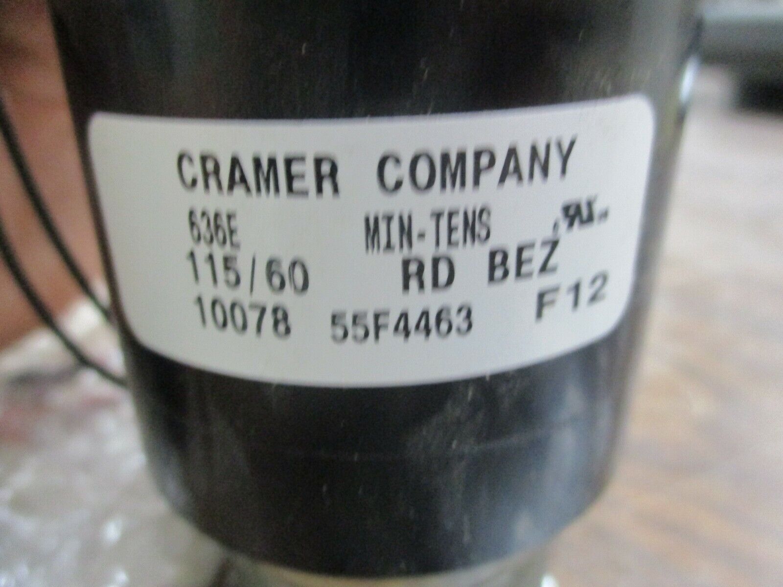 Cramer Elapsed Time Indicator 636E 115V 60Hz New Surplus