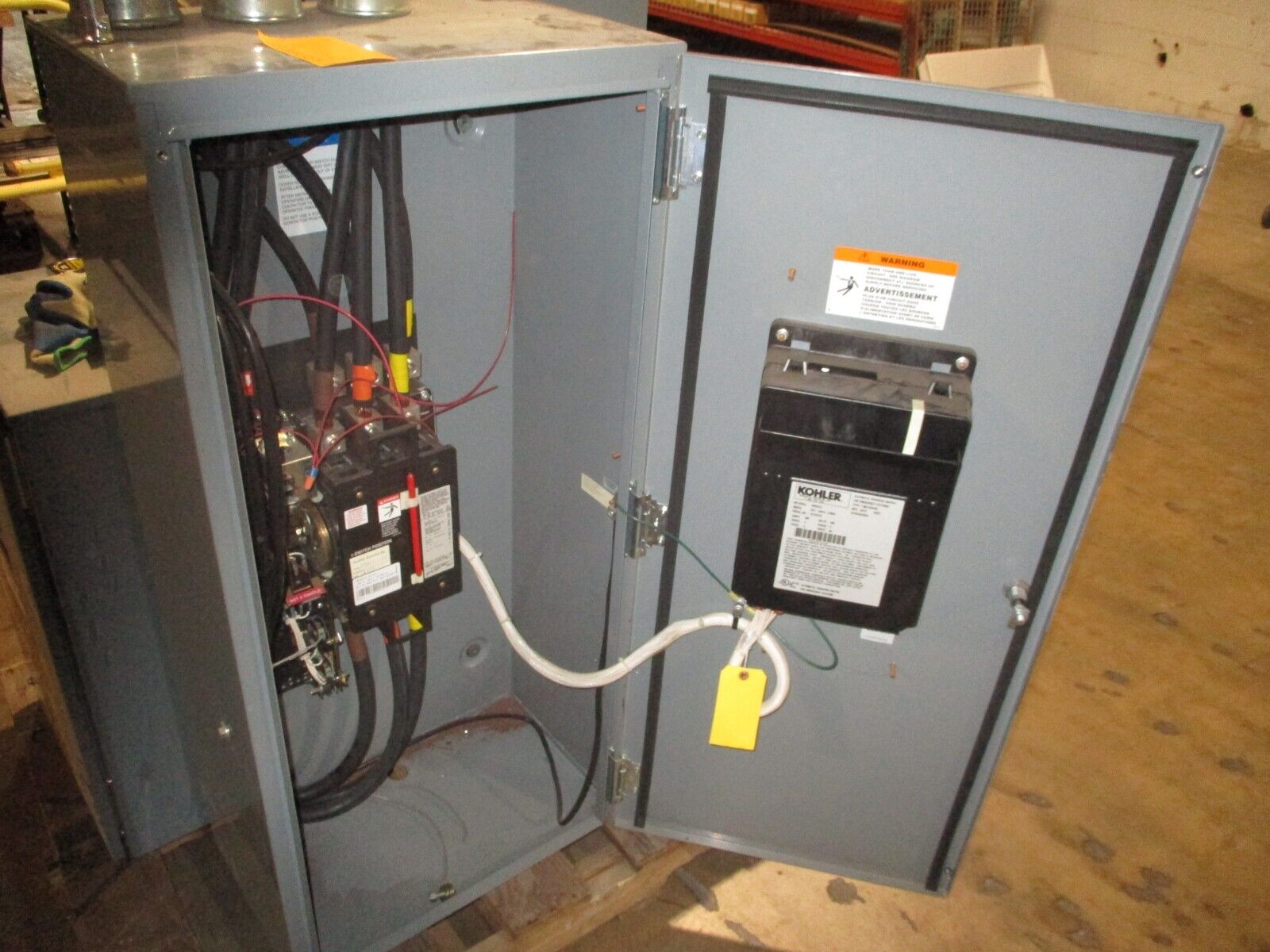 Kohler Automatic Transfer Switch KCT-AMTA-0400S 400A 480V 3Ph 4W 3P 60Hz Used