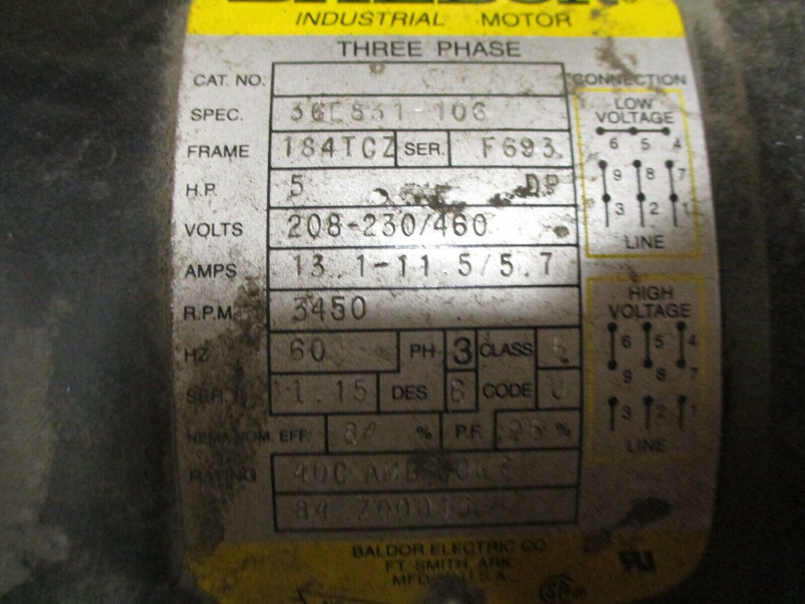 Grundfos C 9336 Pump CRN2-180 U-P-G-AUUE 5HP 3600RPM 11GPM 593ft Head 300PSI