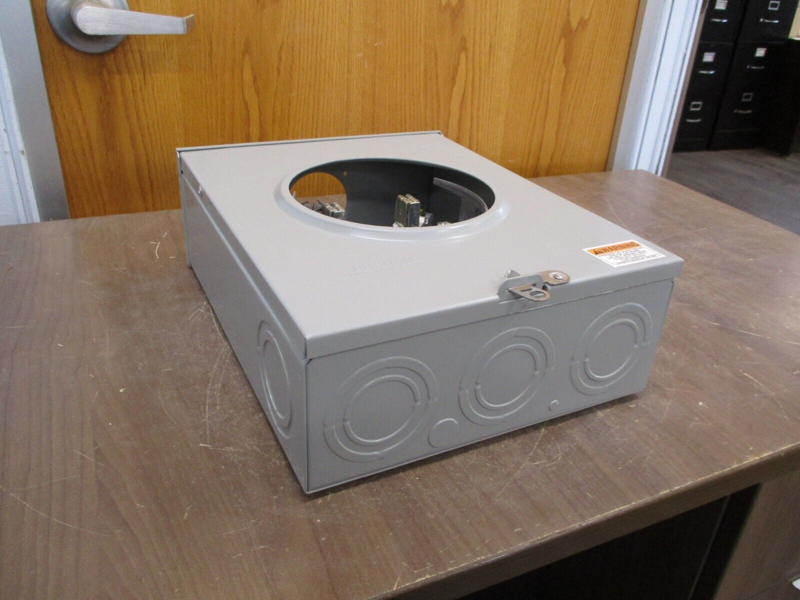 Durham 3R Meter Socket T-RS212B 200A 600V 1Ph 3W *No Cap* *No Box* New Surplus