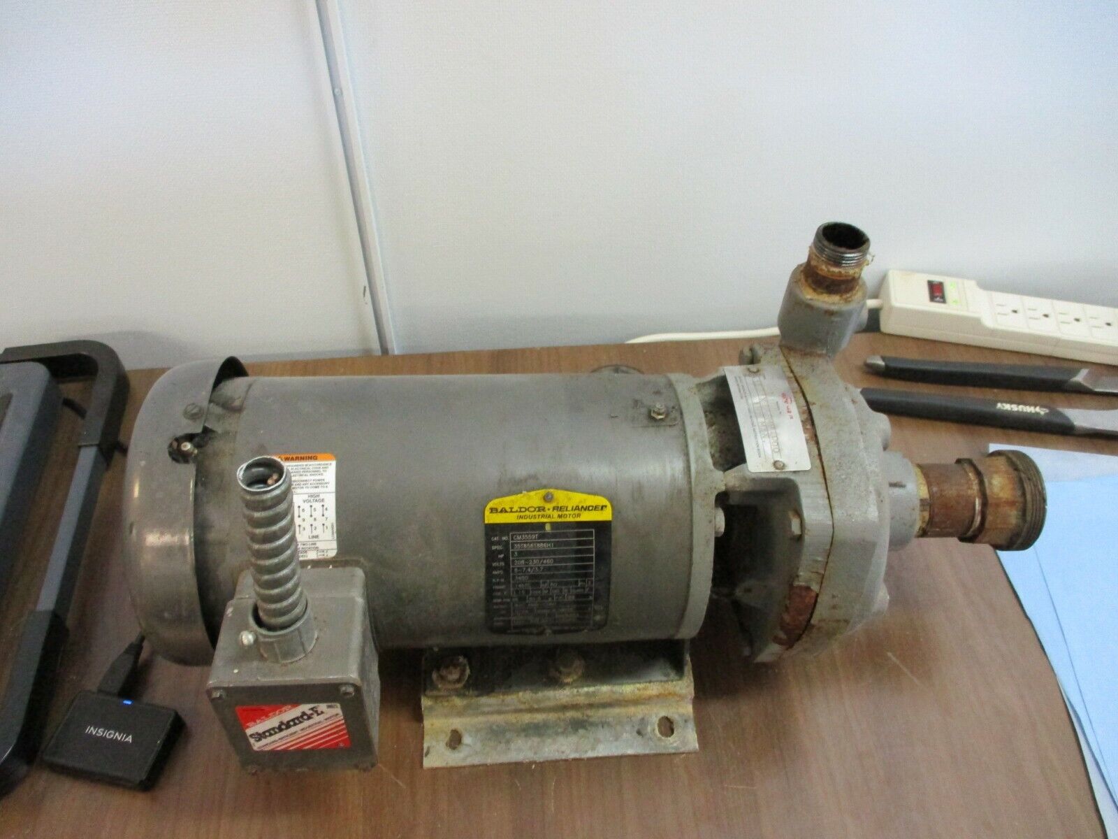 Flowserve SMP 2000 Pump 1.5x1x5 3HP 3450 RPM 208-230/460V Used