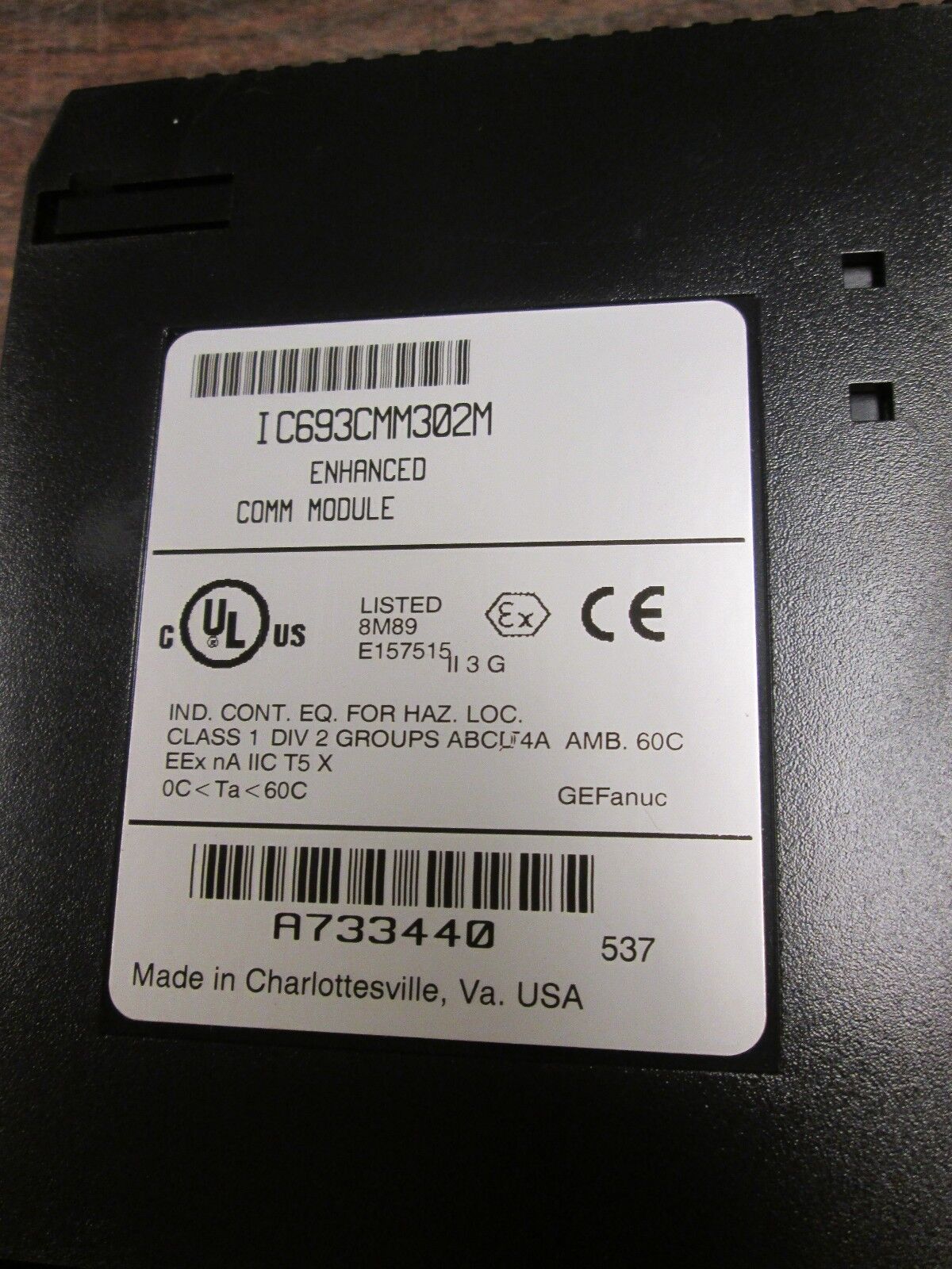 GE Fanuc Enhanced Comm Module IC693CMM302M Used