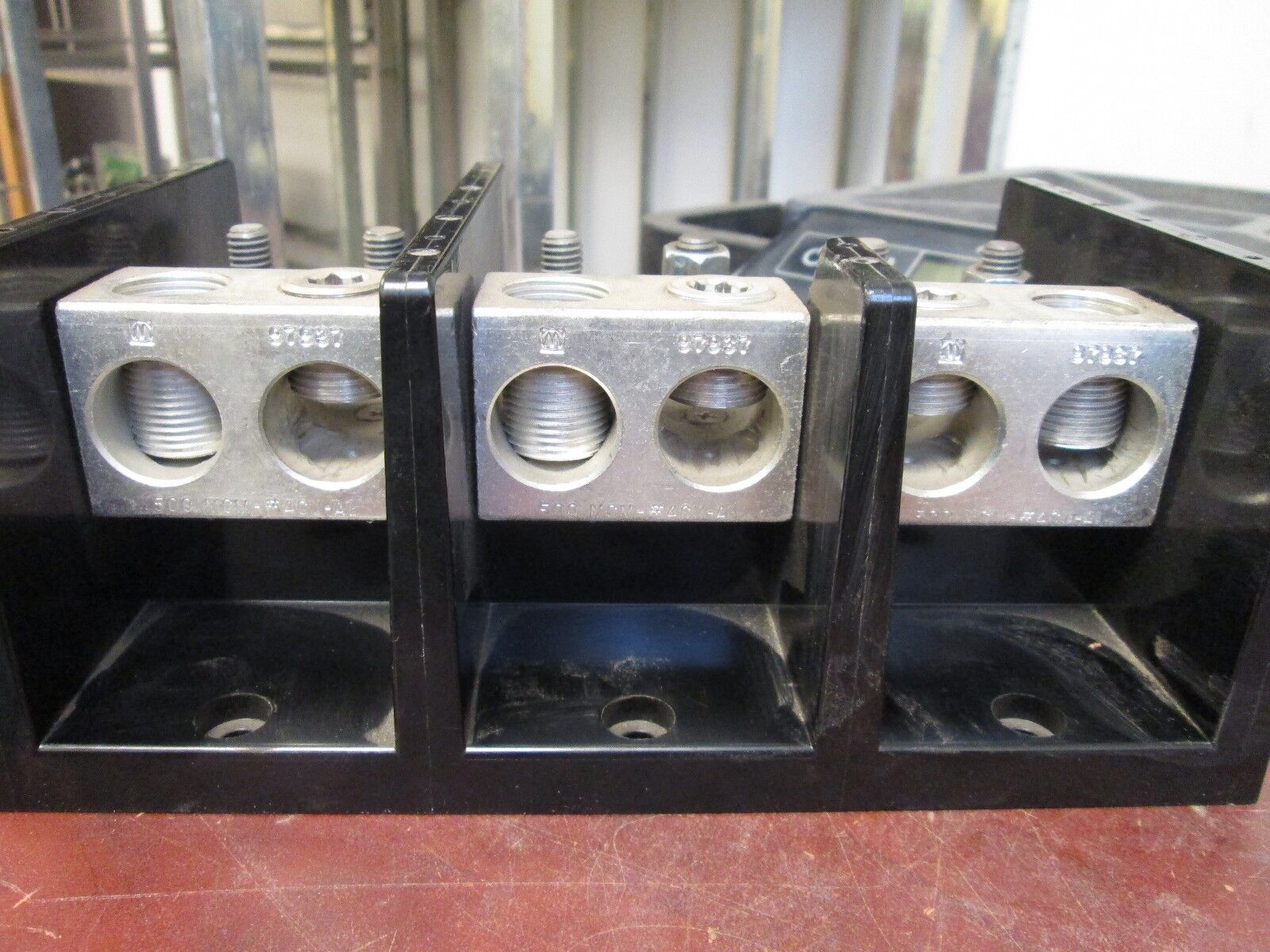 Marathon Power Distribution Block 1453599 Line(2) 500MCM Load(2) 3/8" Studs 3P