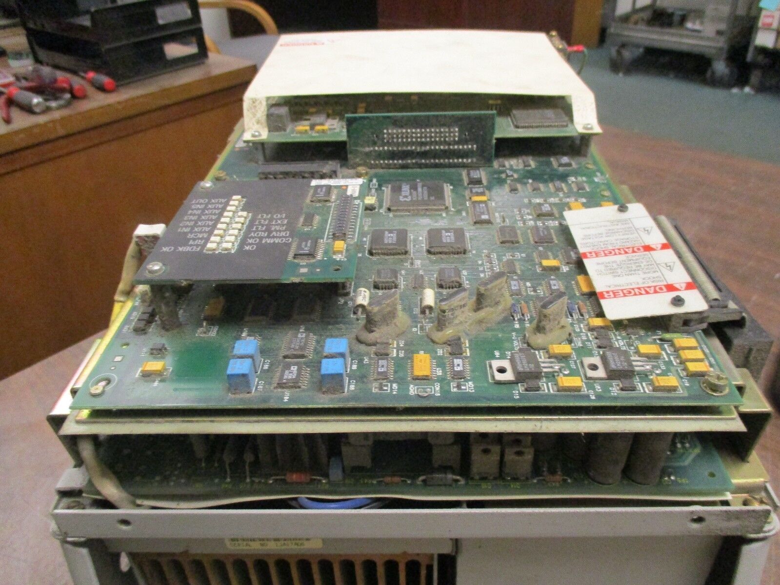 Allen-Bradley DC-AC Drive SA3100-R030-AX-L6R 30HP *Open Chassis* Used