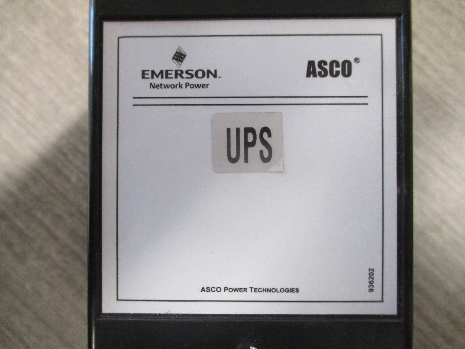 Emerson Asco Power Module 936202 Used