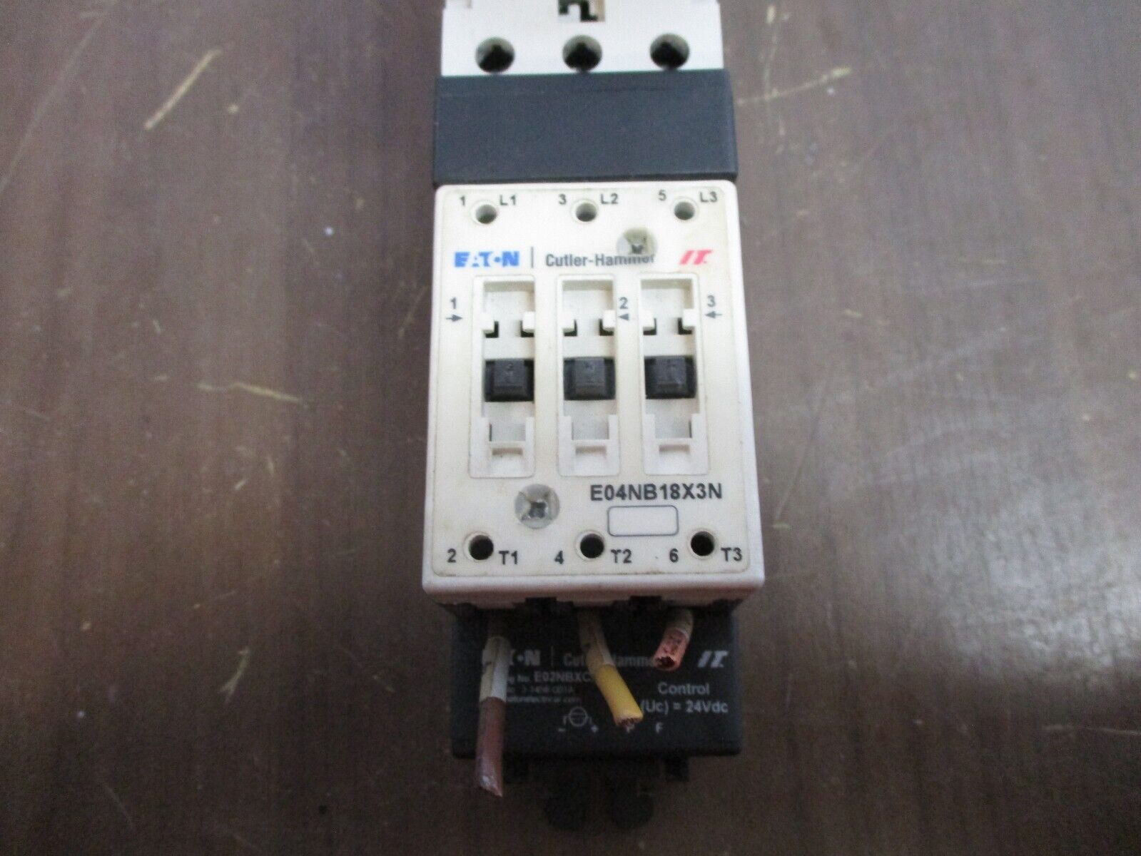 Eaton Starter E04NB18X3N / PKZM0-16 XTPR016BC1 24VDC Coil Trip: 10-16A Used