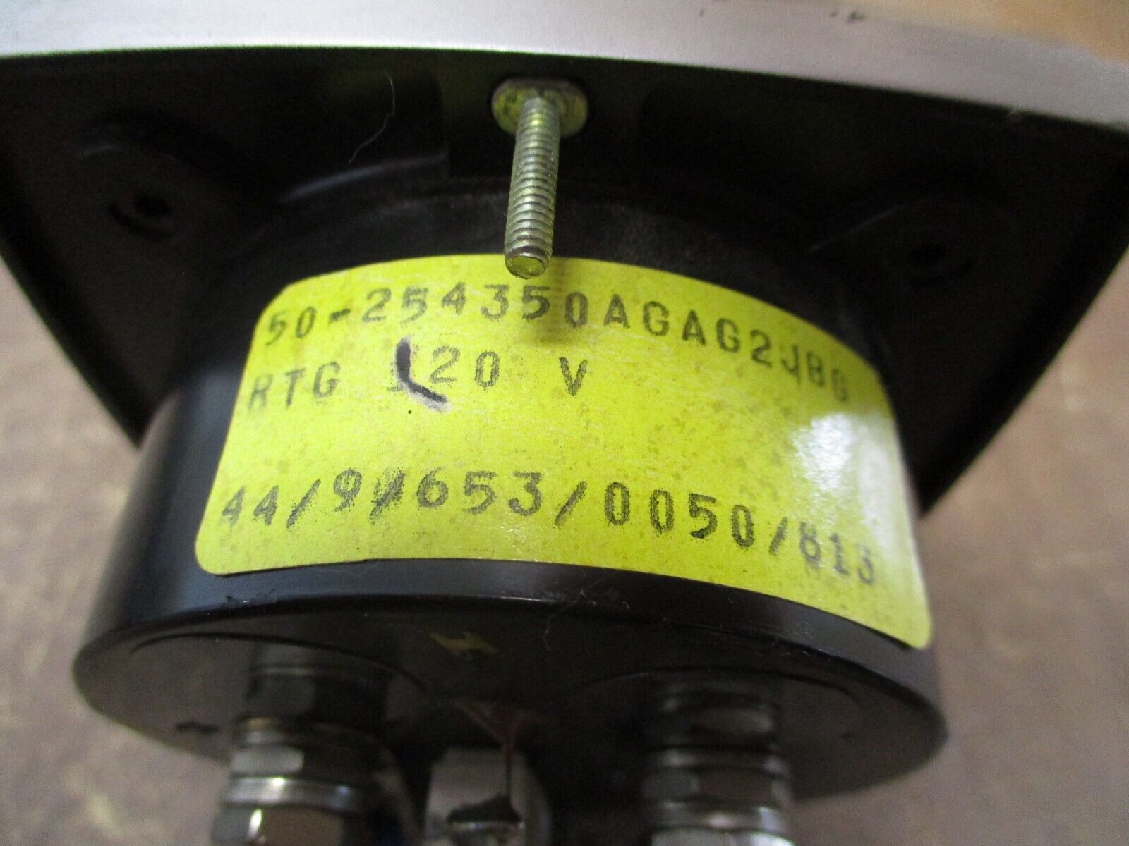 GE Frequency Meter 50-254350AGAG2JBG Range: 45-55Hz Used