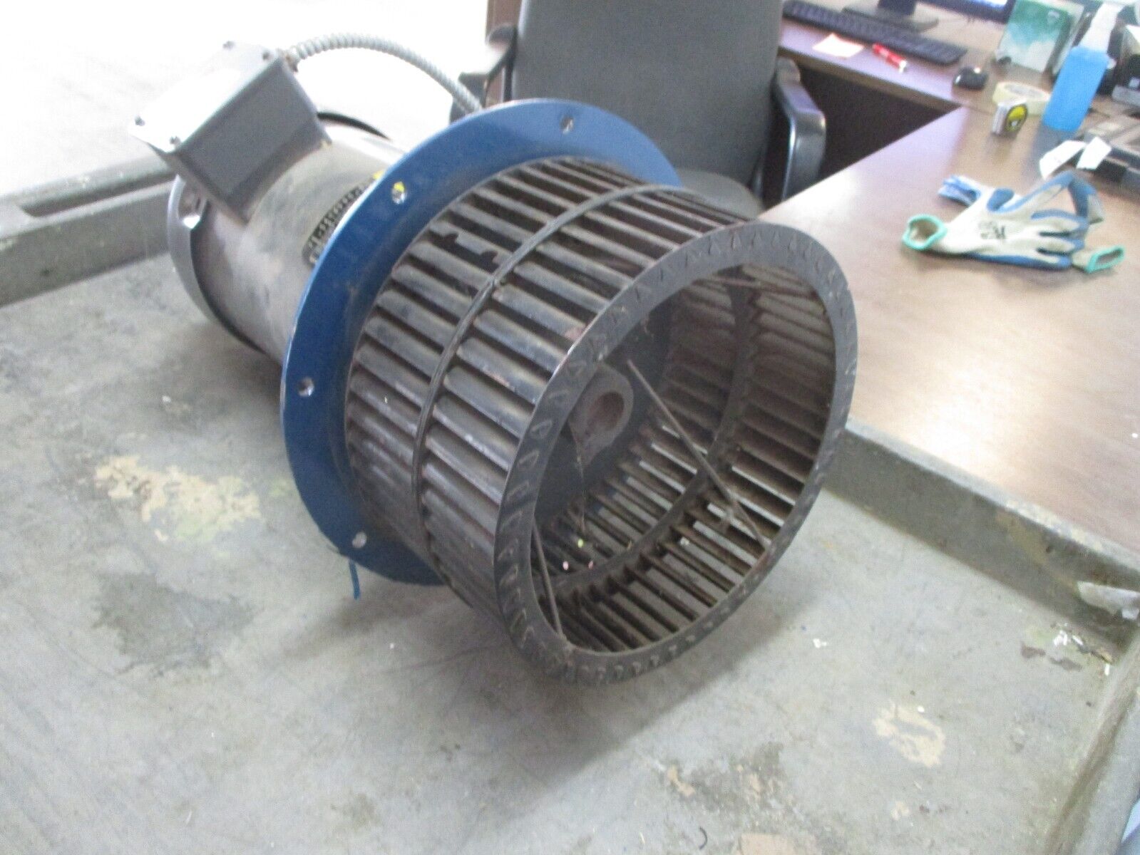Baldor Motor VM3219T 7.5HP 3600RPM 208-230/460V 18.8-17.4/8.7A 3Ph 60Hz Used