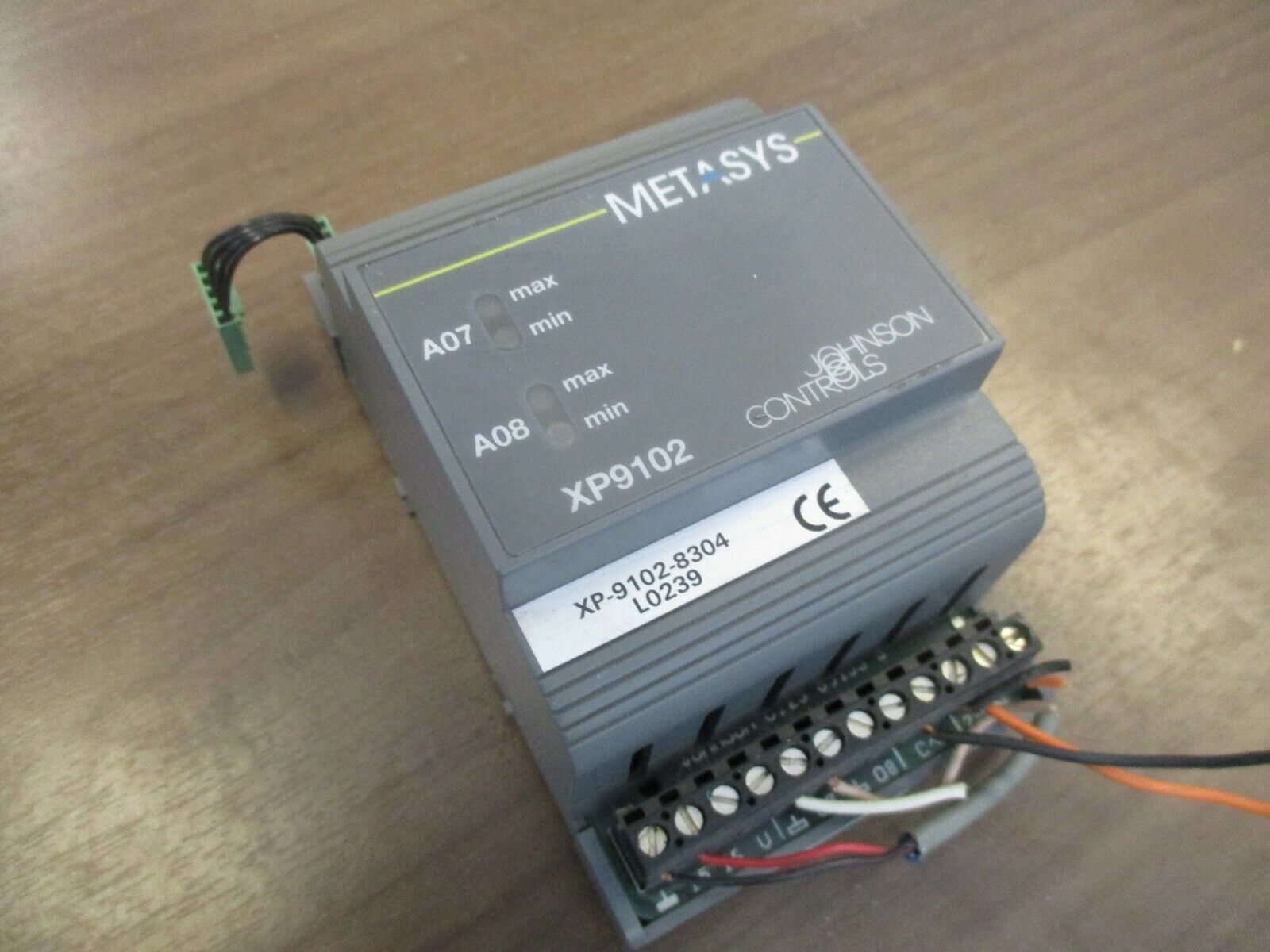Johnson Controls Metasys Expansion Module XP-9102-8304 Used